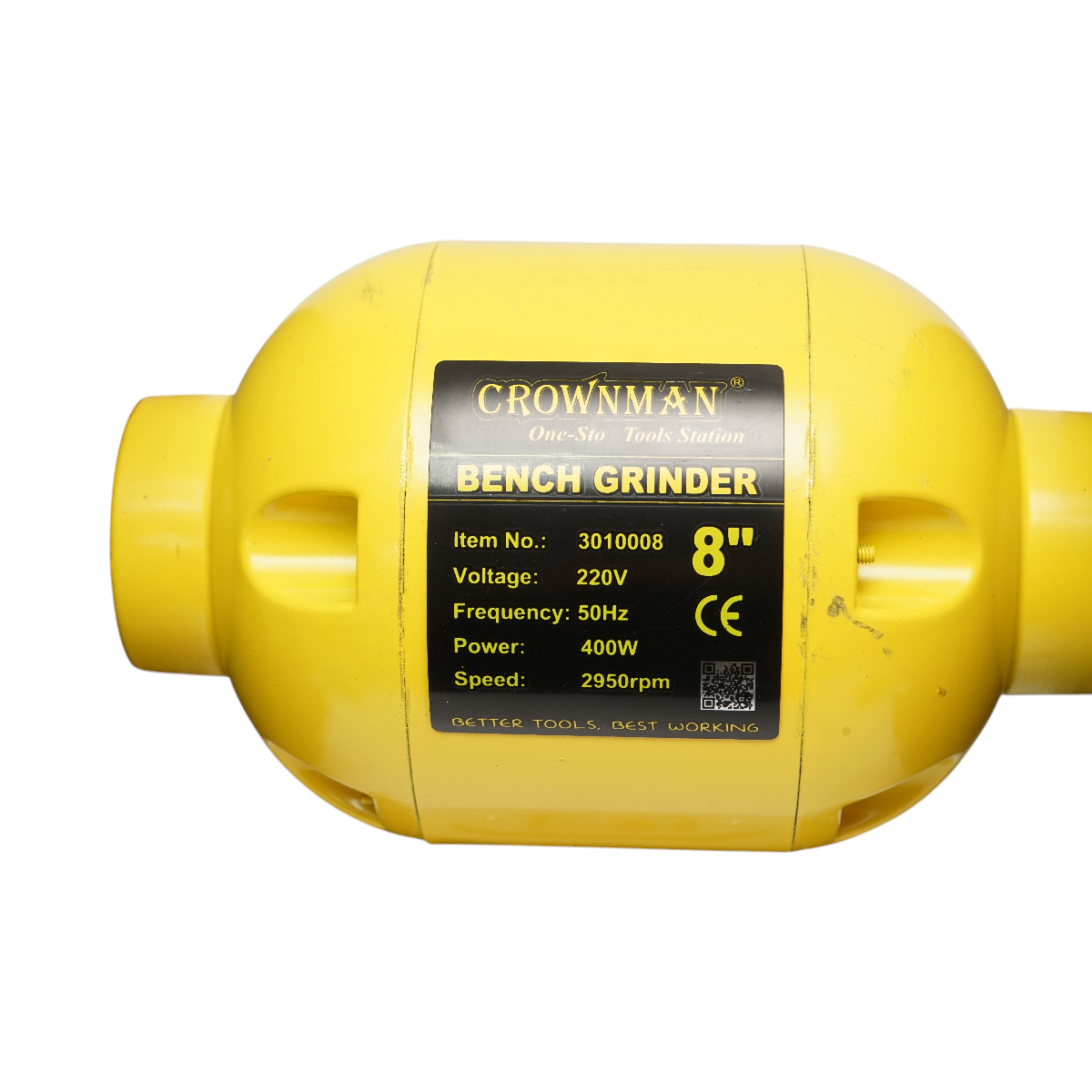 Polizor de banc 400W, 220V disc abraziv 200x20x16mm, viteza rotatie 2950rpm Crownman - imagine 6