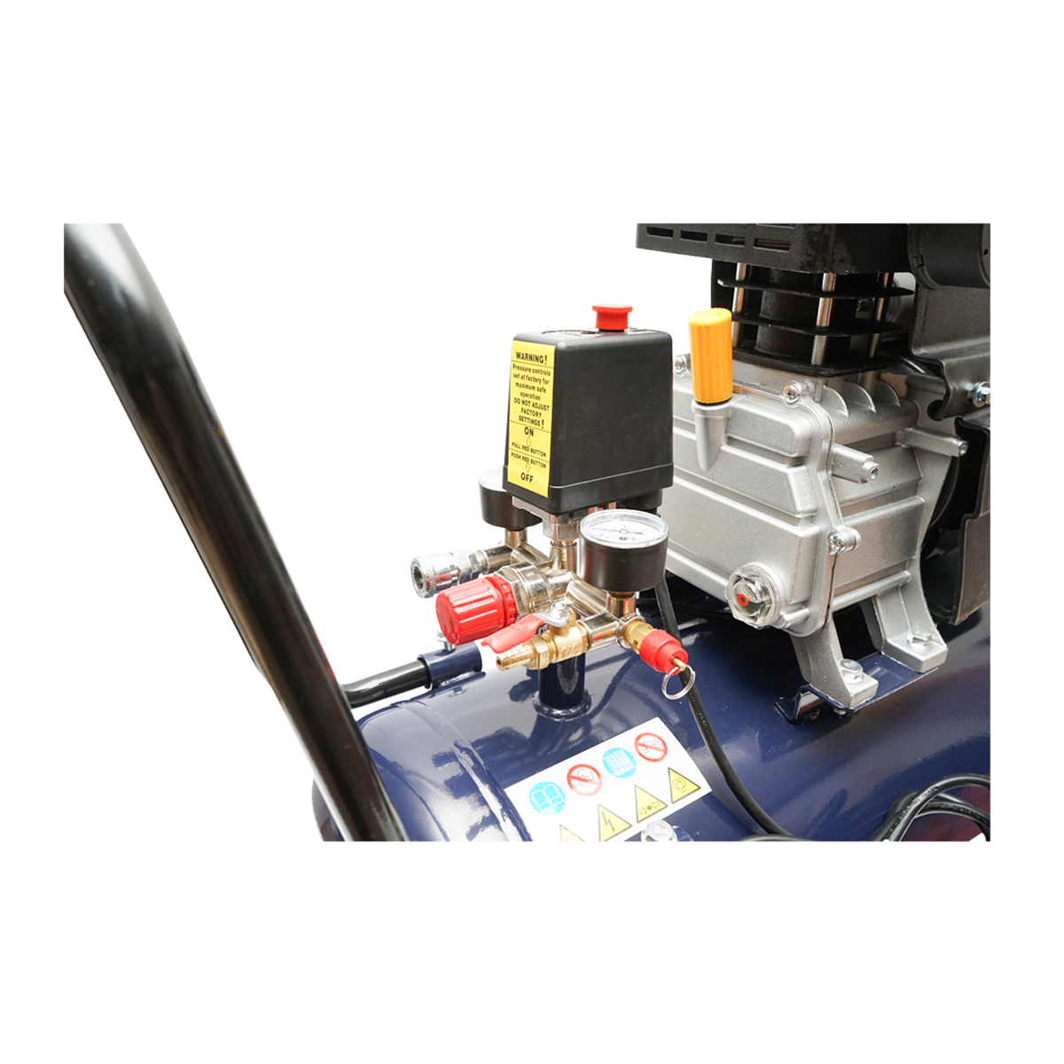 Compresor aer 3.75Kw 5Cp 220V butelie 50l Makute - imagine 10