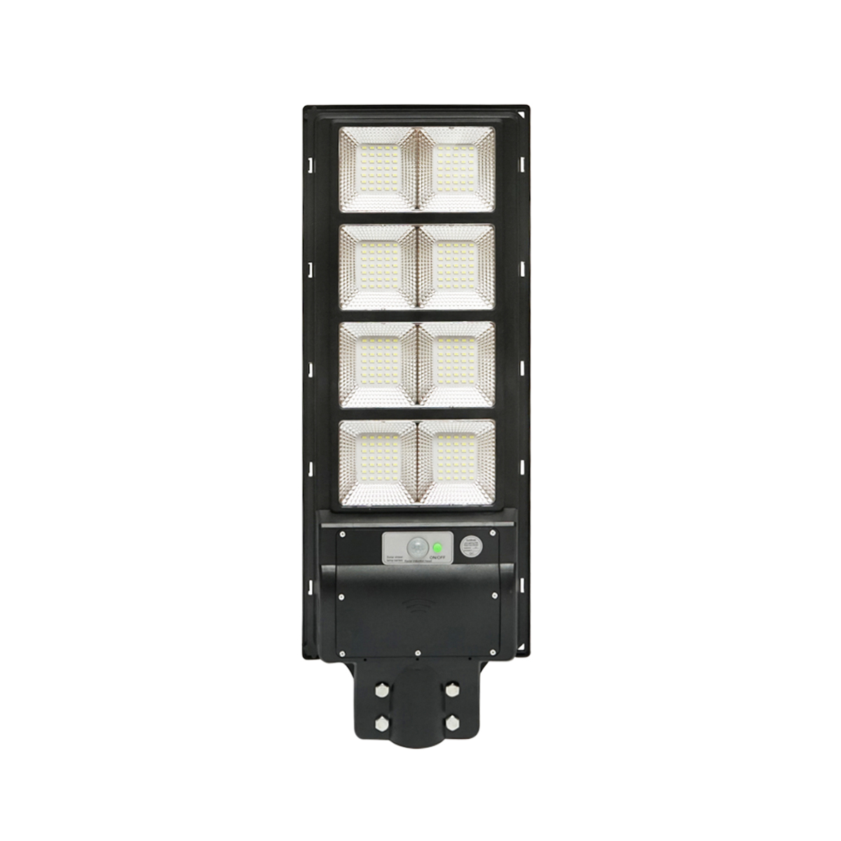 Lampa solara LED iluminat stradal 200W, 6500K, IP65 lumina rece, senzor de miscare prindere pe stalp Breckner Germany - imagine 5