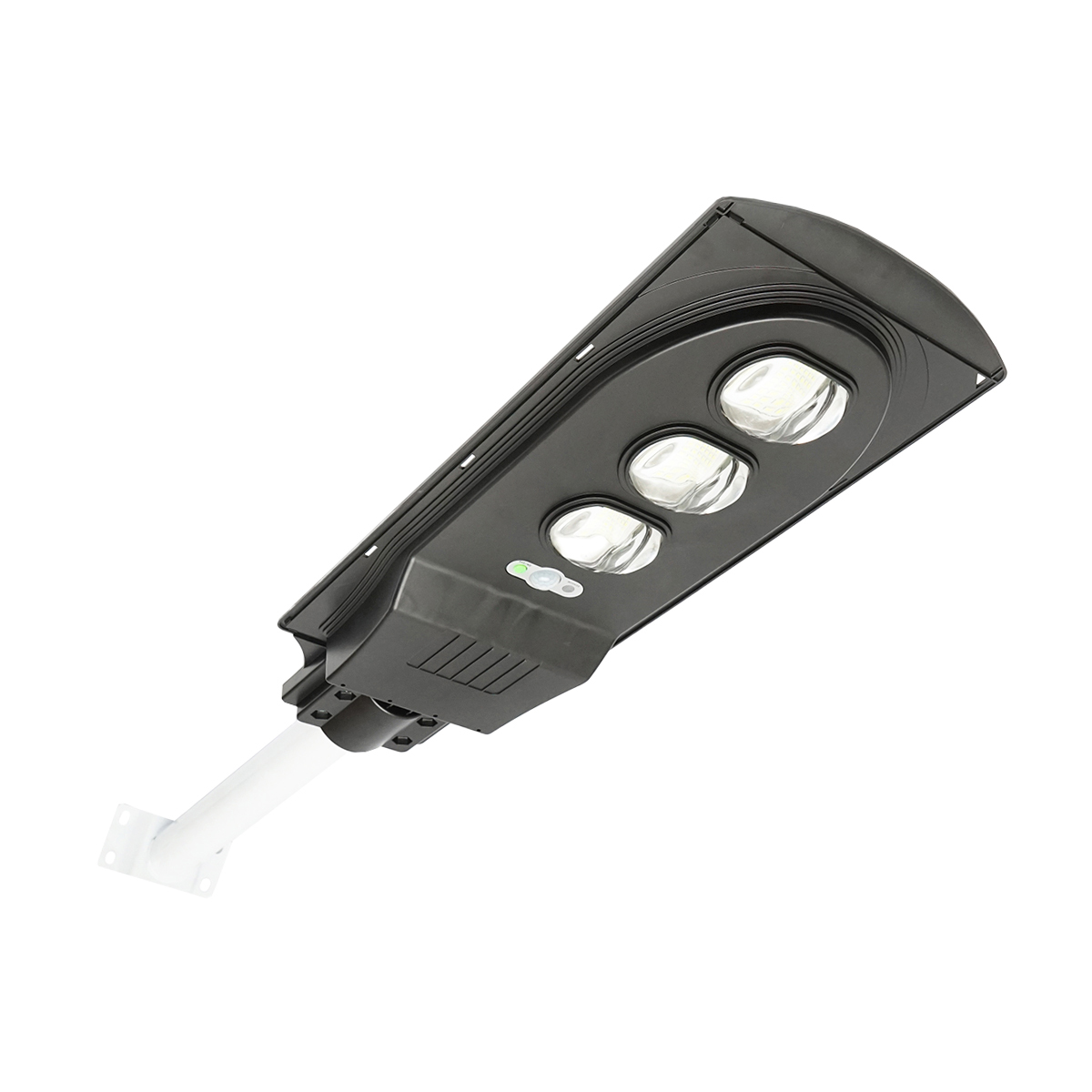 Lampa solara LED iluminat stradal 150W, 6500K, IP65 cu panou solar senzor de miscare si prindere pe stalp Breckner Germany