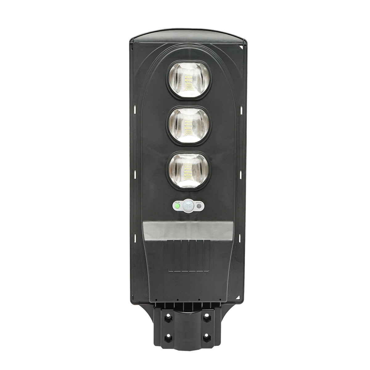 Lampa solara LED iluminat stradal 150W, 6500K, IP65 cu panou solar senzor de miscare si prindere pe stalp Breckner Germany - imagine 9