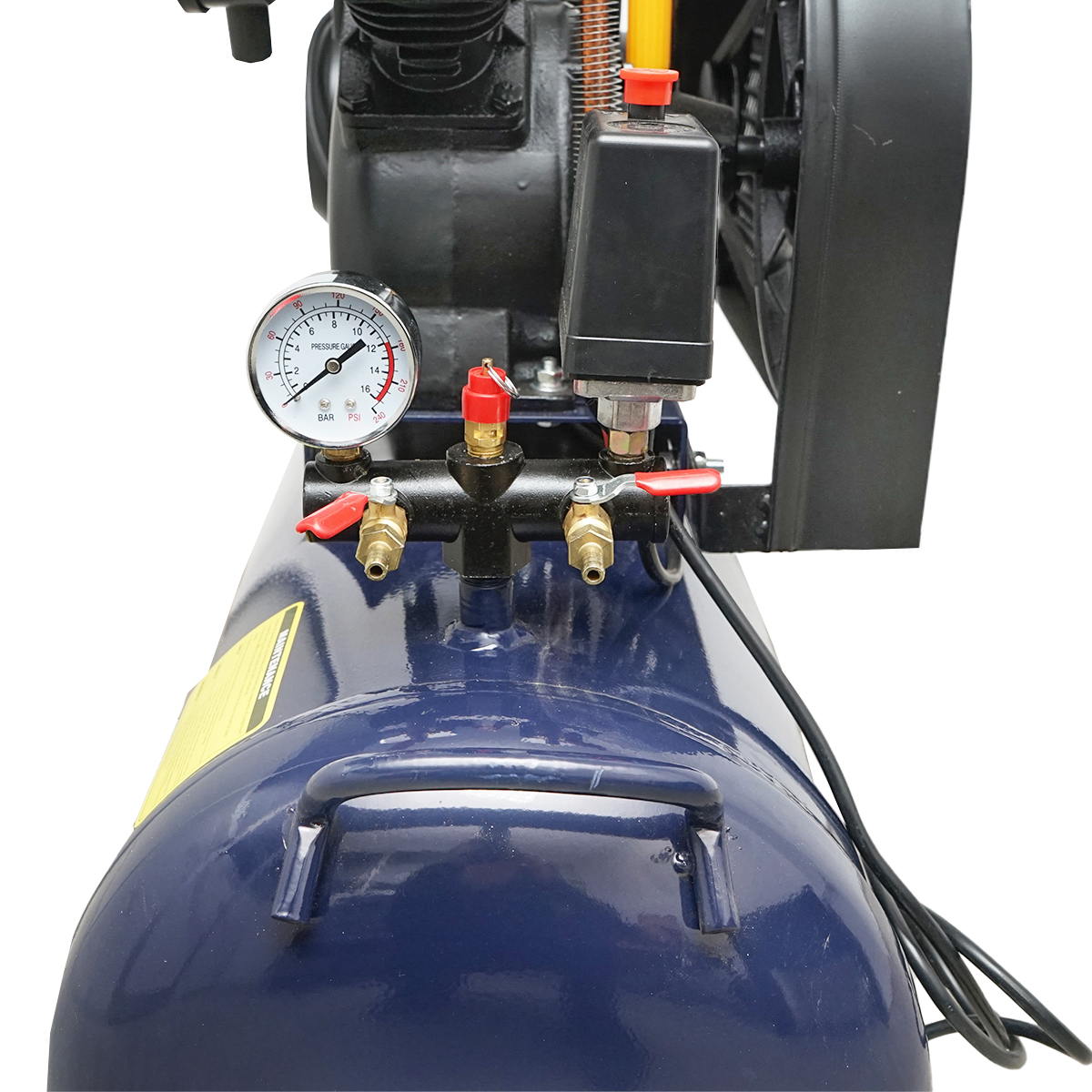 Compresor aer 1.5Kw 2Cp 220V butelie 100L Makute - imagine 9