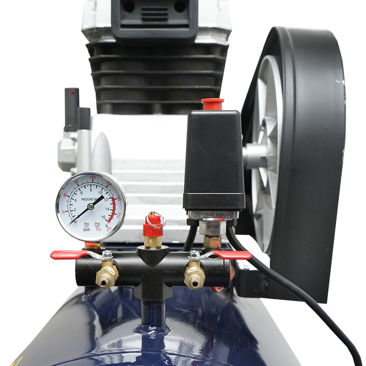 Compresor aer 2.2Kw 3Cp 220V butelie 200L Makute - imagine 9