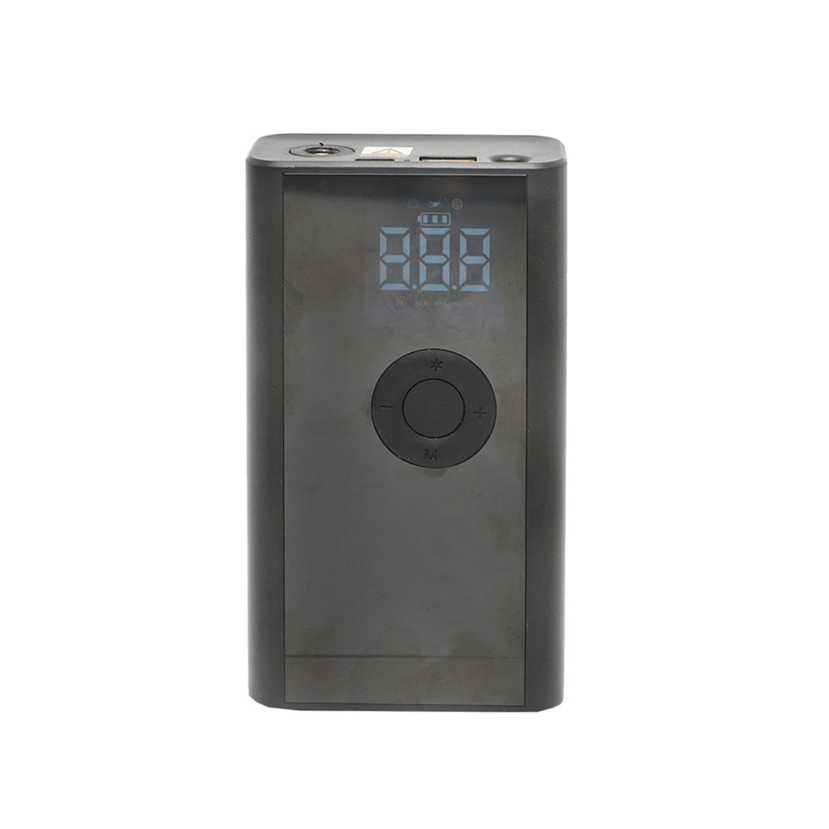 Compresor aer portabil negru 36W baterie 4000mA reincarcabila cu accesorii - imagine 3