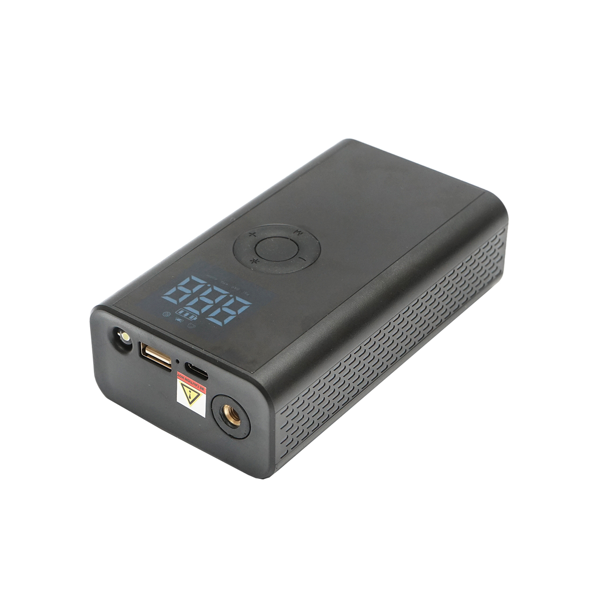 Compresor aer portabil negru 36W baterie 4000mA reincarcabila cu accesorii - imagine 5