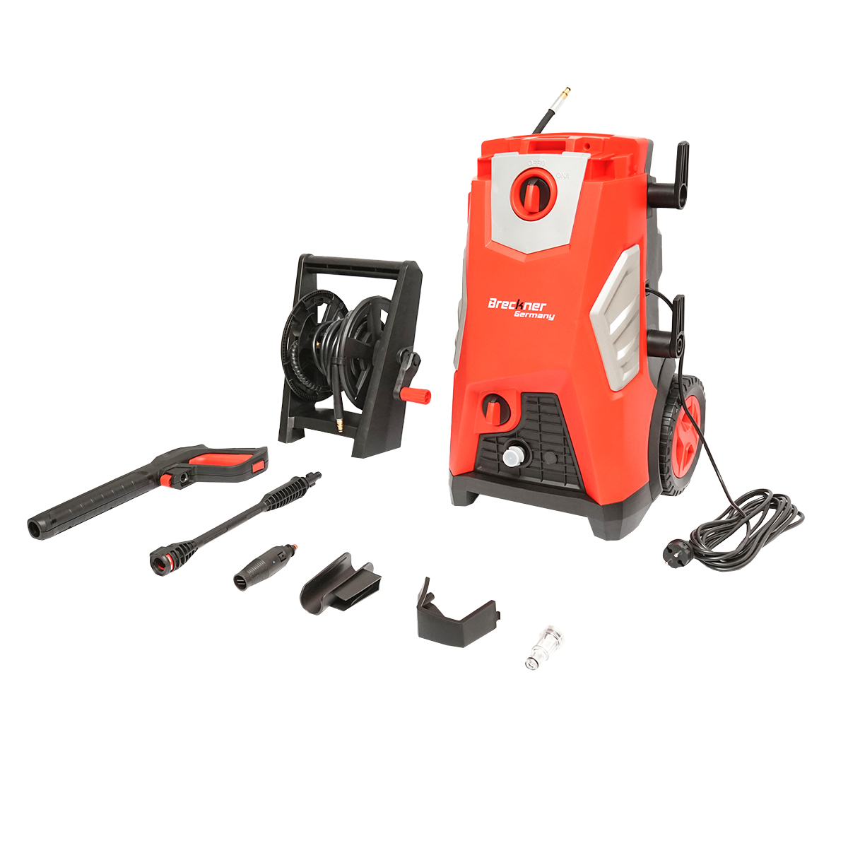 Aparat de spalat cu presiune 2200W, 160 bari, 5.6/min cu furtun si pistol Breckner Germany - imagine 2