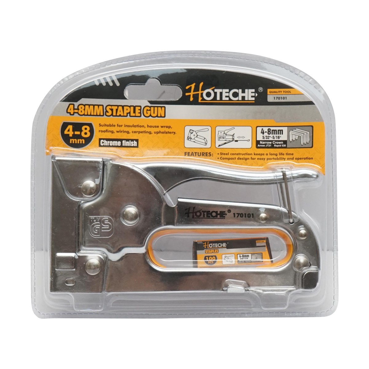 Capsator manual tapiterie cu capse 4-8mm Hoteche - imagine 2