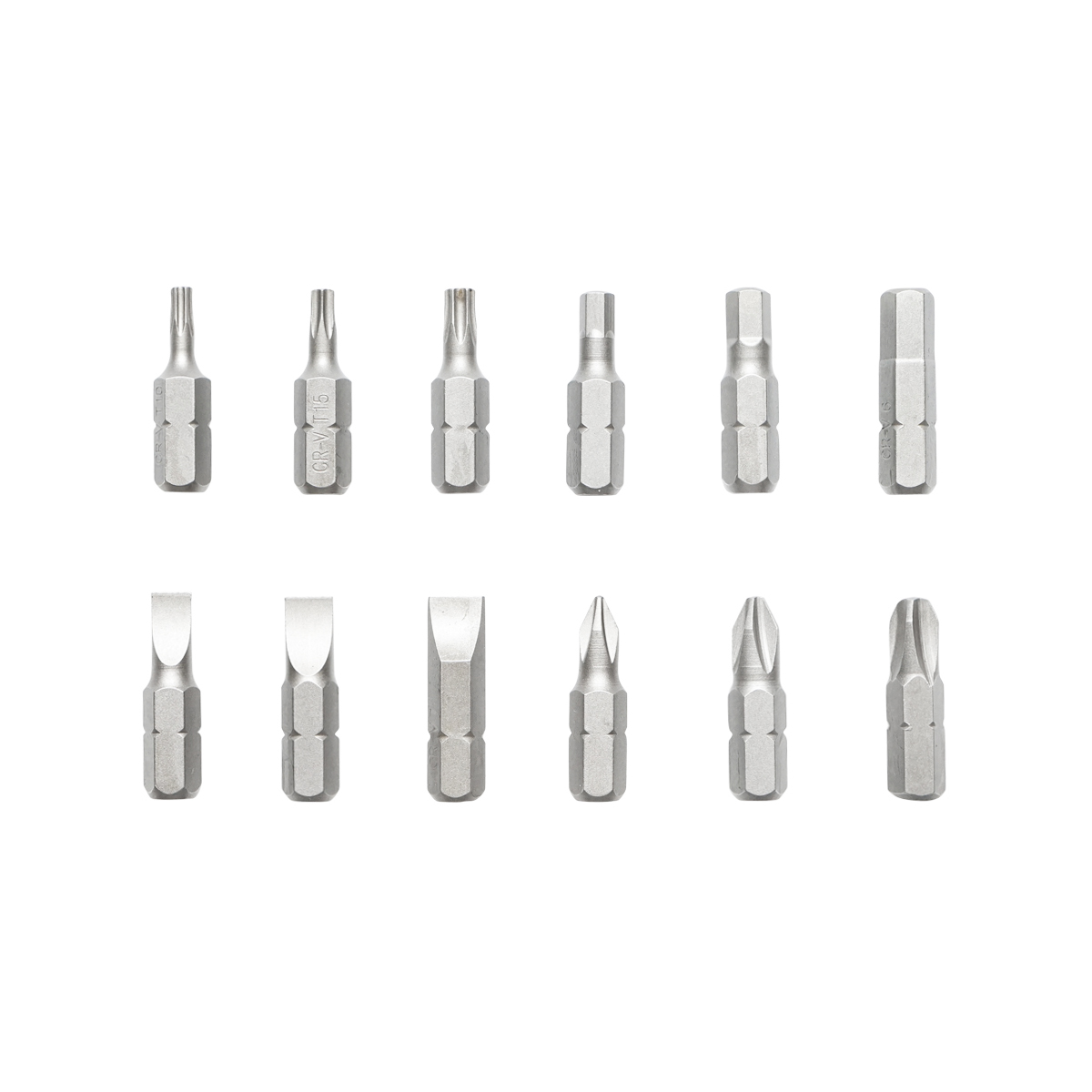 Set surubelnita flexibila, clichet cu cap magnetic si 12 biti Hoteche - imagine 5