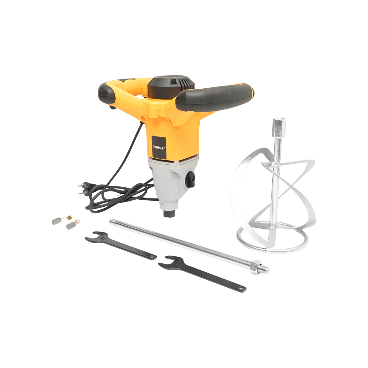 Mixer, malaxor electric cu amestecator 1400W pentru vopsea, mortar, adeziv Hoteche - imagine 2