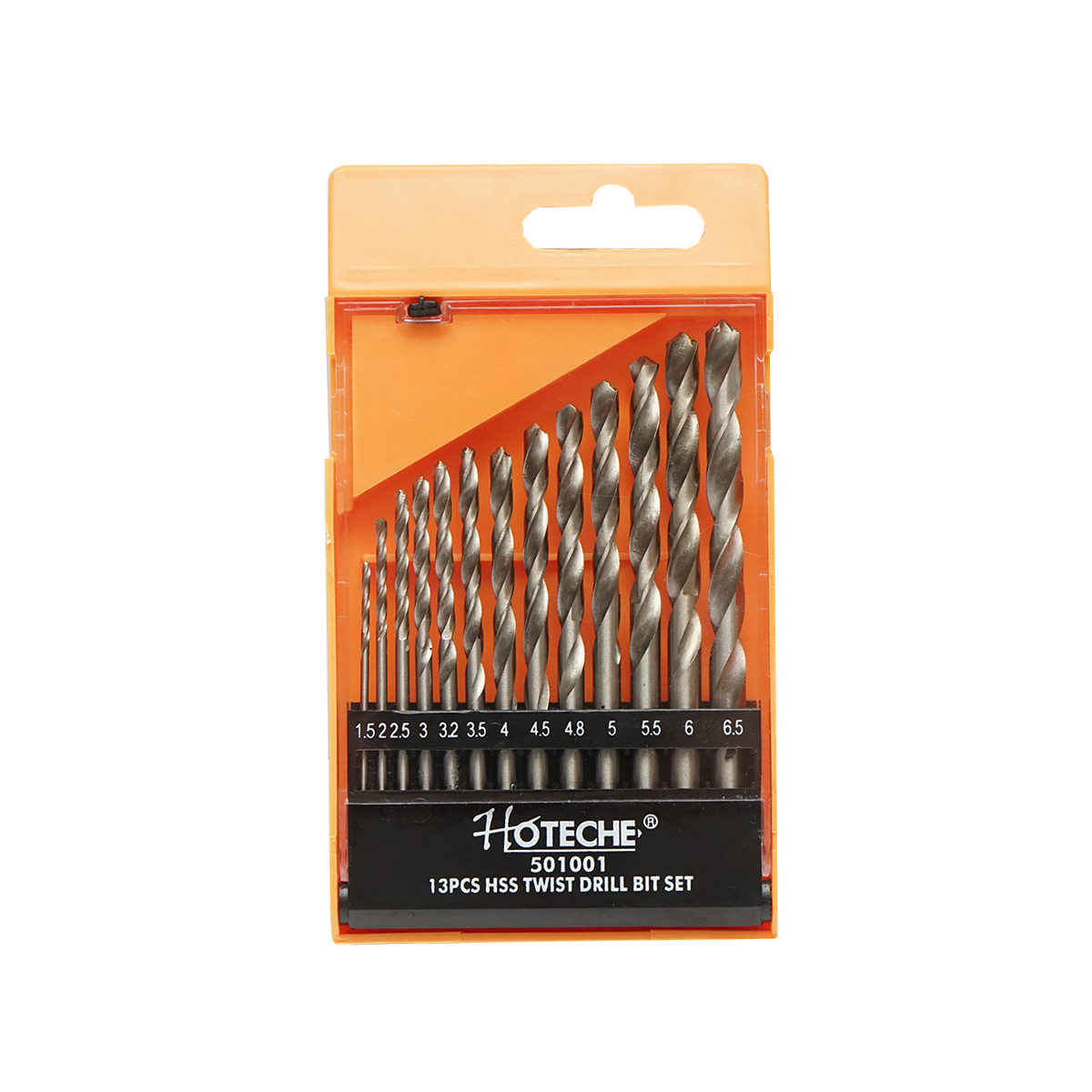 Set 13 burghie DIN 338 pentru fier HSS Hoteche