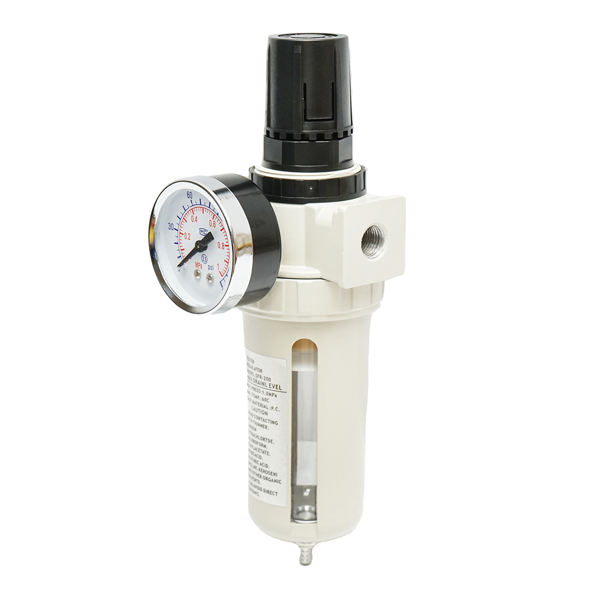 Filtru aer cu regulator de presiune max 1 Mpa, 150 psi Hoteche - imagine 4
