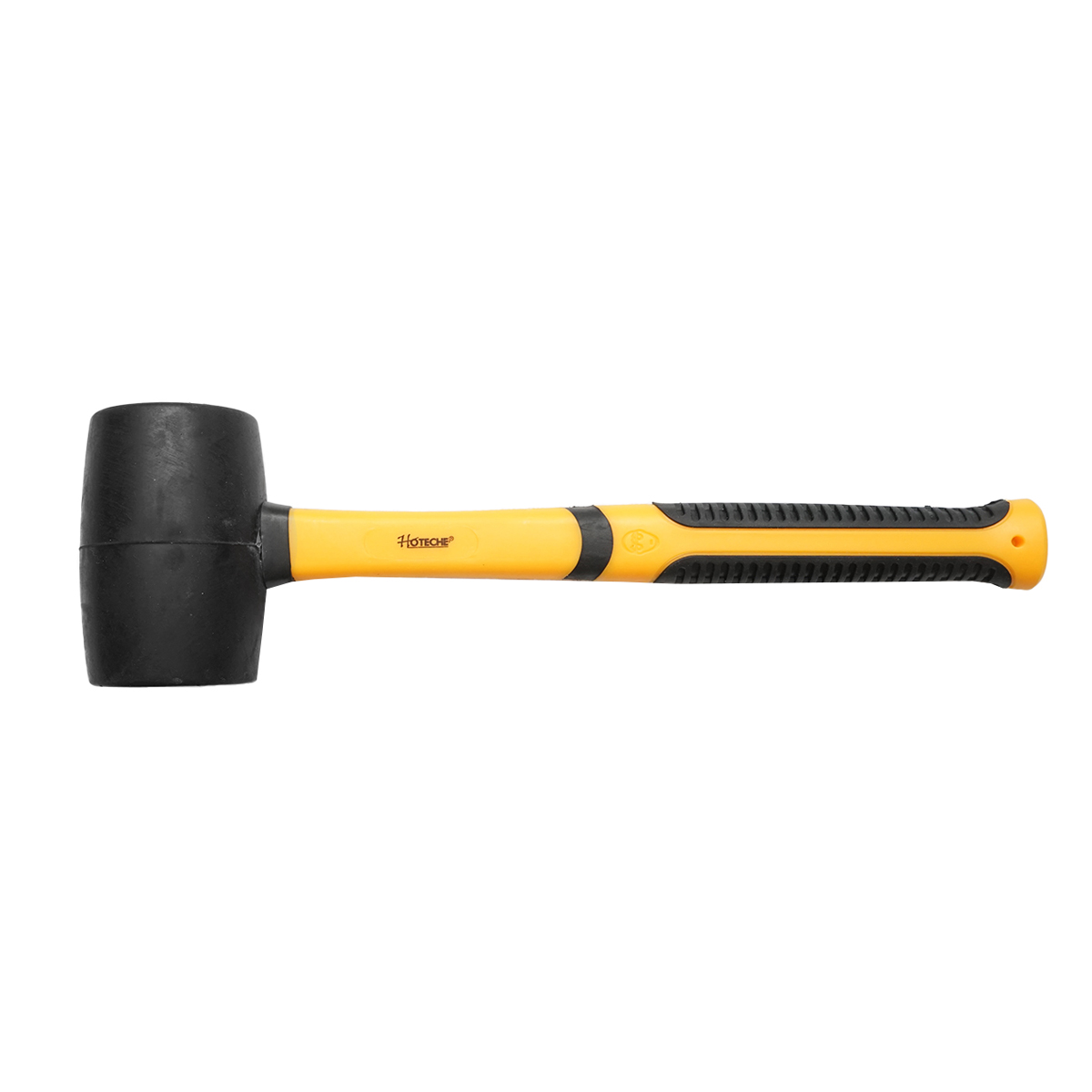 Ciocan de cauciuc 380g cu maner din fibra de sticla profesional Hoteche