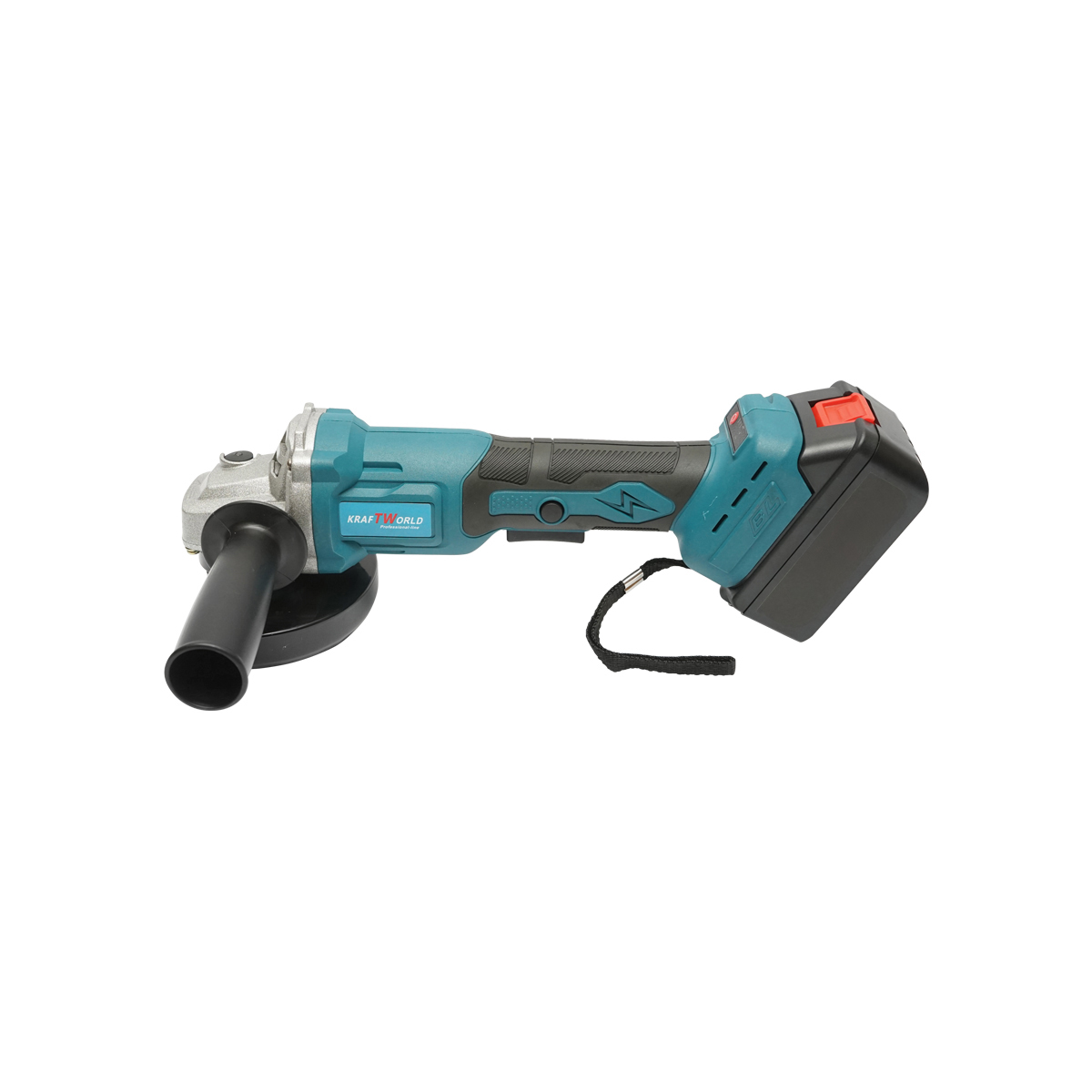 Polizor unghiular 125mm cu acumulator 20V/4Ah KrafTWorld - imagine 8