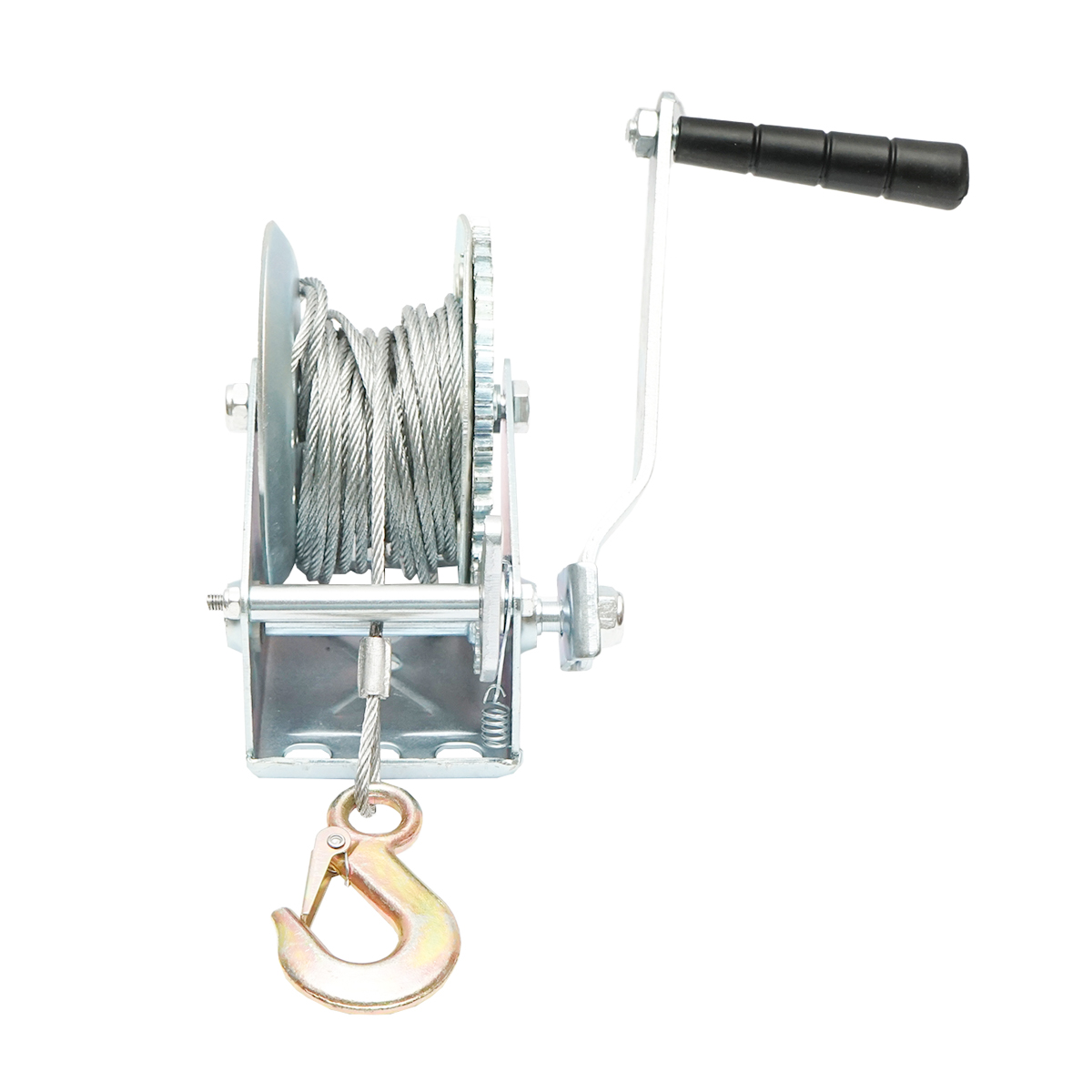 Troliu manual 540Kg cu cablu de otel fi 4.5mm x8m - imagine 2