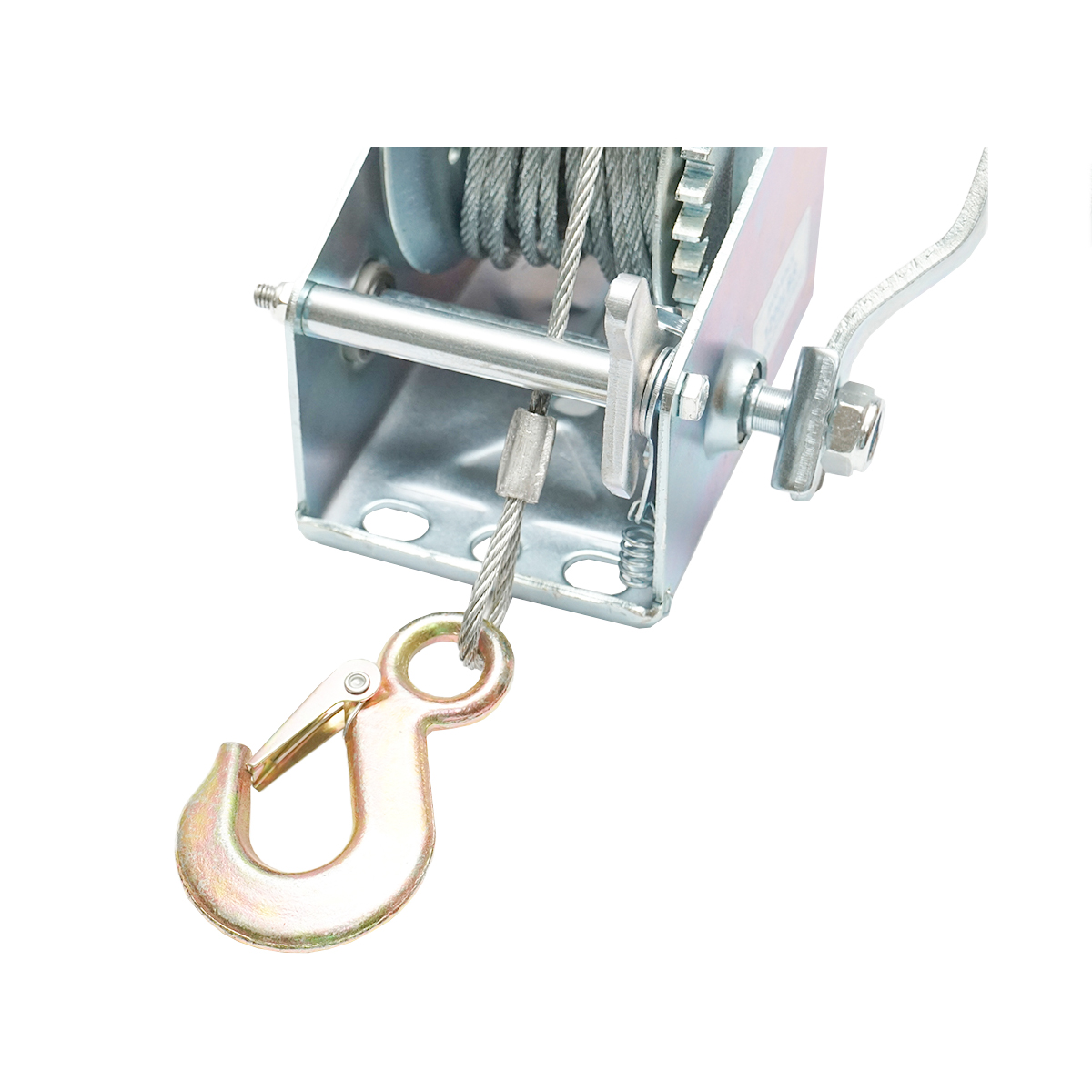 Troliu manual 540Kg cu cablu de otel fi 4.5mm x8m - imagine 3