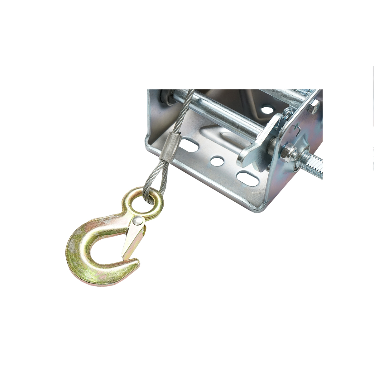 Troliu manual 900Kg cu cablu de otel fi 4.8mmx10m - imagine 4