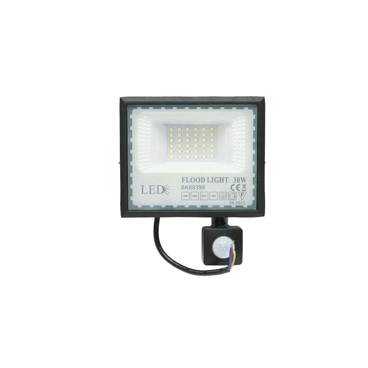 Proiector LED 30W, 220V, 6500K, IP65 cu senzor de miscare Breckner Germany
