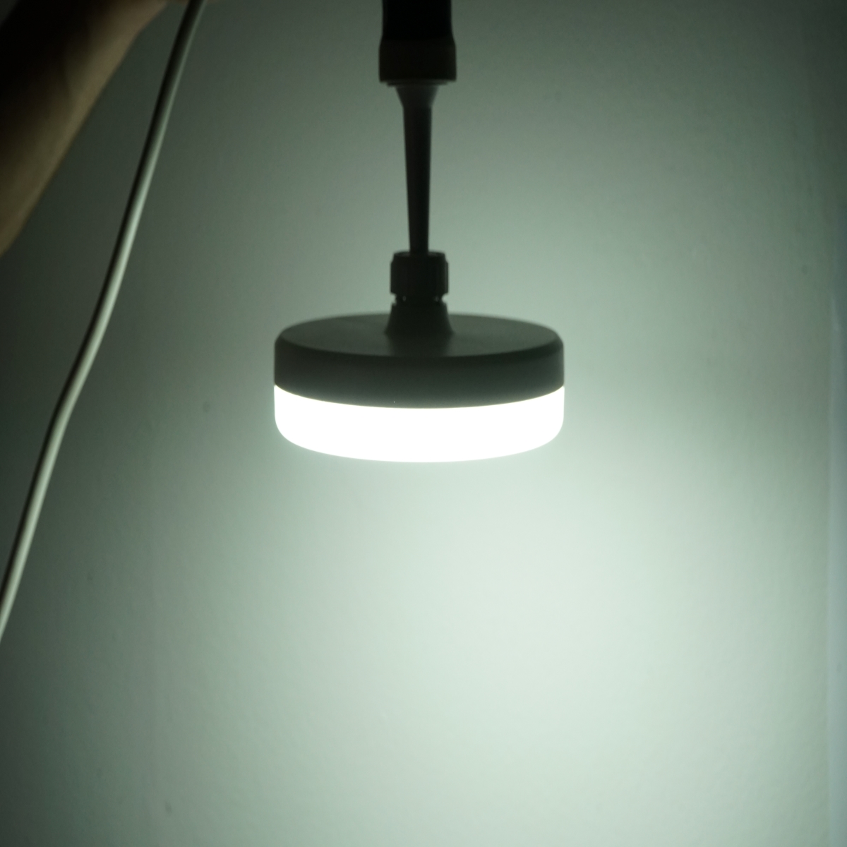 Lampa tip bec LED E27, 13W, 220V, IP20, corp iluminat pivotant 360 grade cu prindere in fasung interior/exterior Breckner Germany - imagine 6