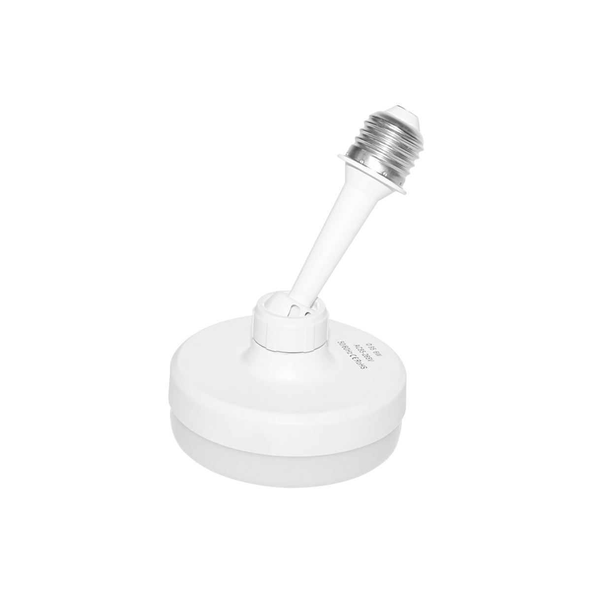 Lampa tip bec LED E27, 6W, 220V, IP20, corp iluminat pivotant 360 grade cu prindere in fasung interior/exterior Breckner Germany - imagine 4