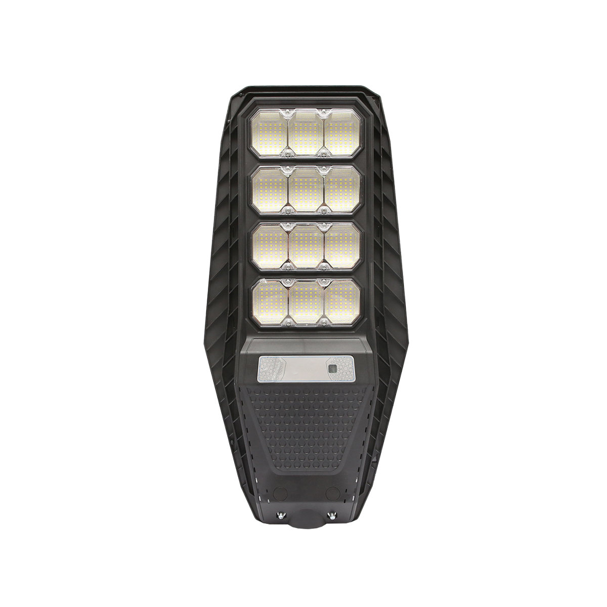 Lampa solara LED iluminat stradal 200W, 6500K, IP65 cu panou solar, senzor de miscare si prindere pe stalp Breckner Germany - imagine 4