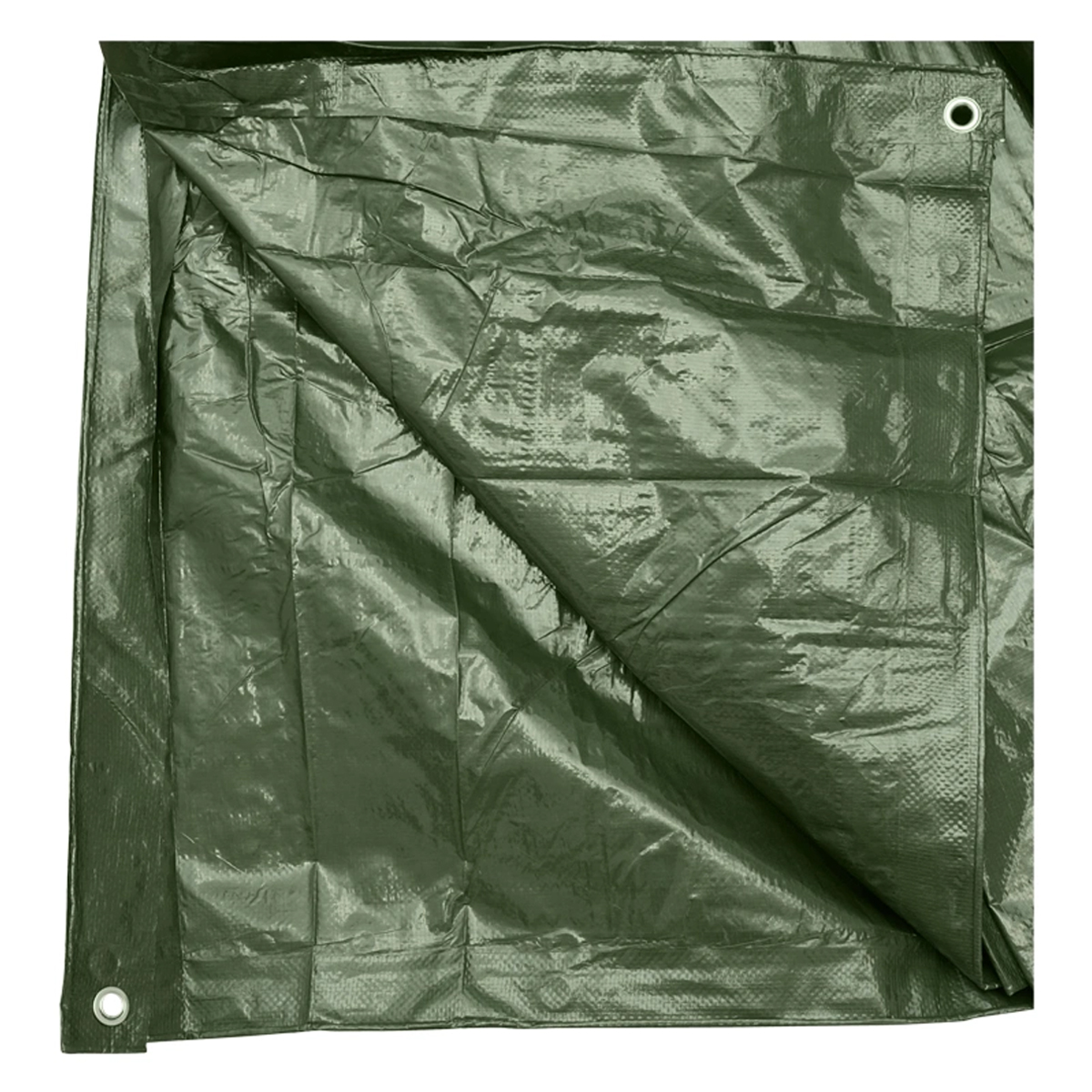 Prelata cu ochiuri de prindere 120g/m2 verde 8x12m Breckner Germany - imagine 2