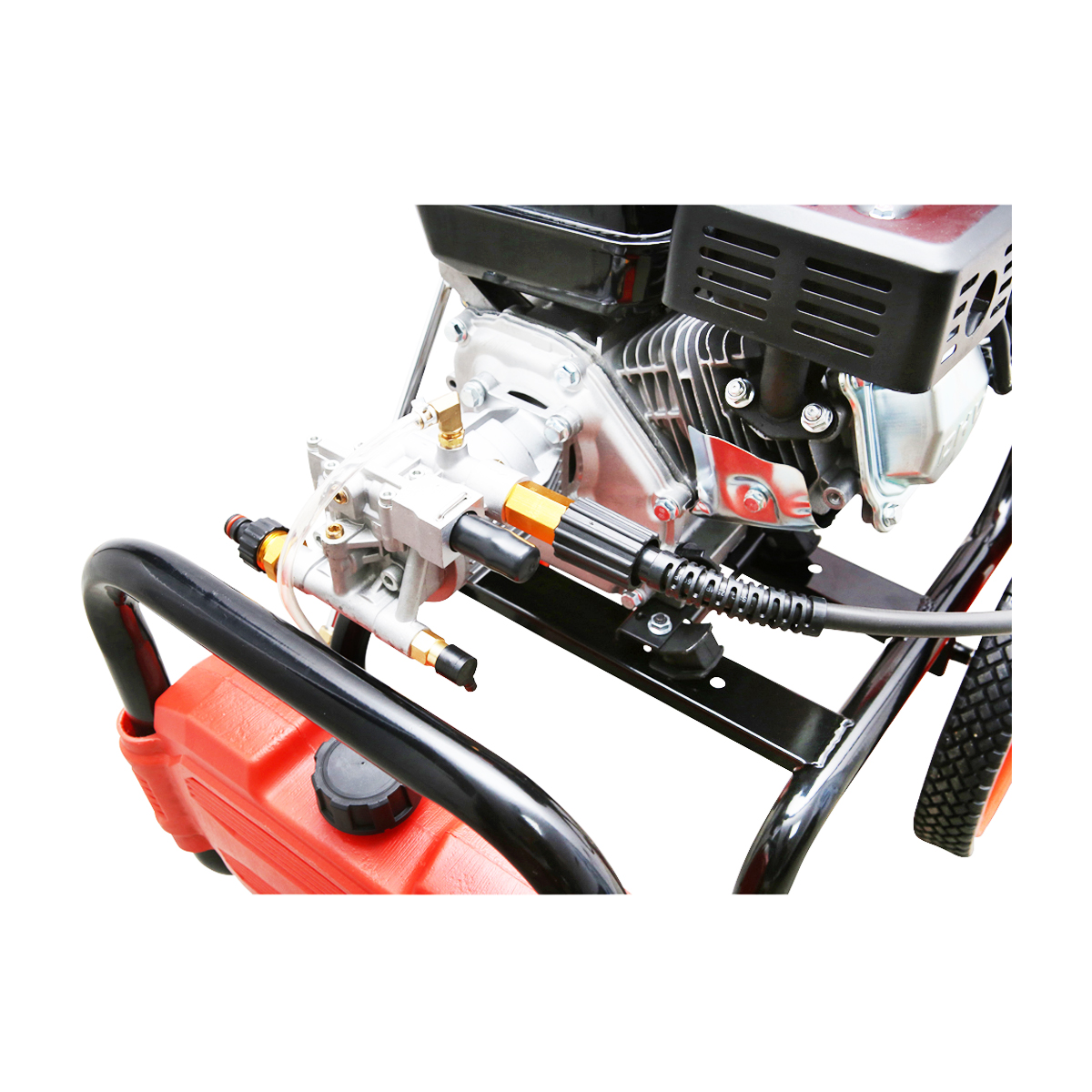 Aparat de spalat cu presiune pe benzina 7CP, 200 Bar, debit 500l/H cu furtun si pistol Thor - imagine 5