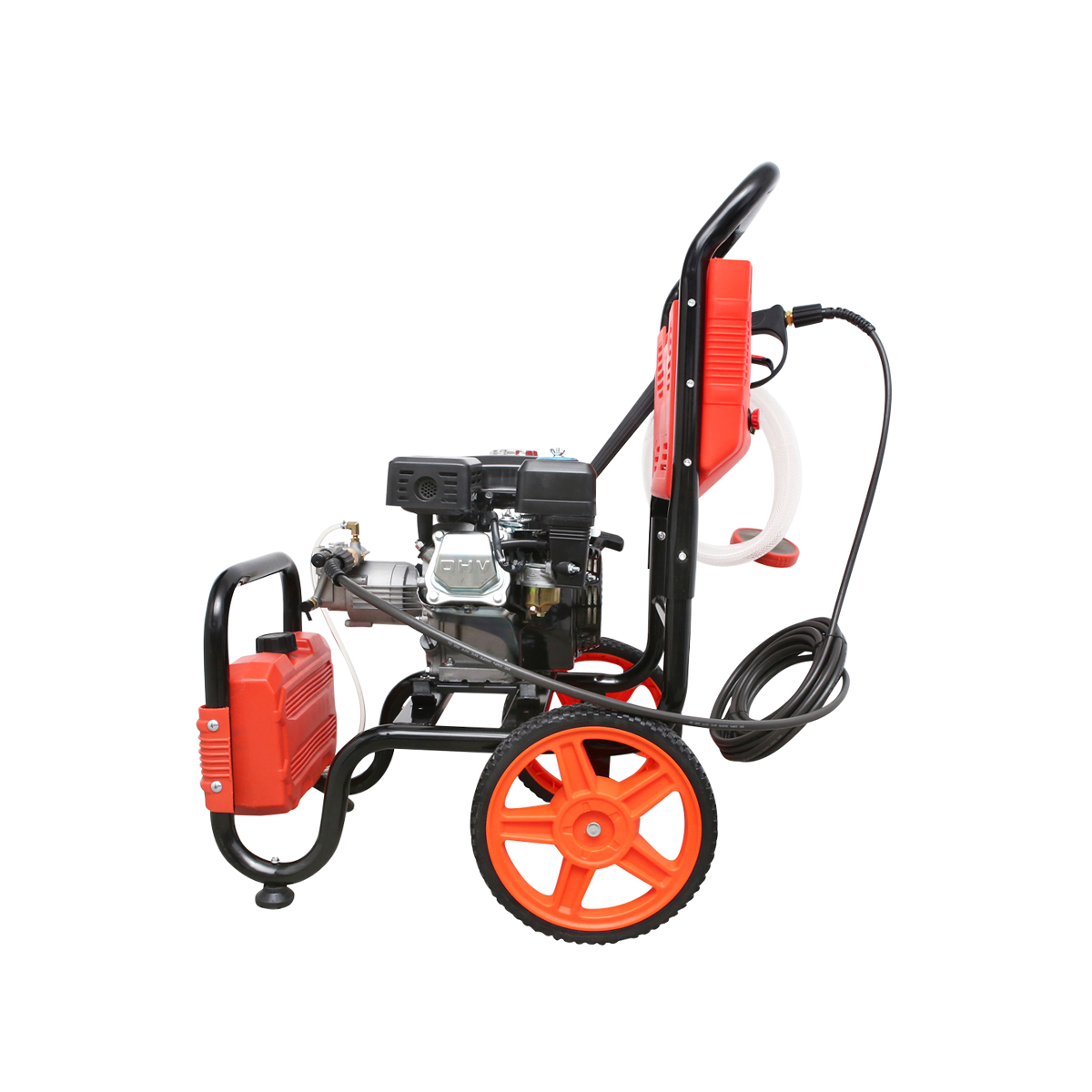 Aparat de spalat cu presiune pe benzina 7CP, 200 Bar, debit 500l/H cu furtun si pistol Thor - imagine 3