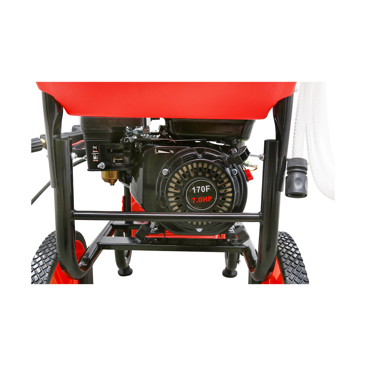 Aparat de spalat cu presiune pe benzina 7CP, 200 Bar, debit 500l/H cu furtun si pistol Thor - imagine 7
