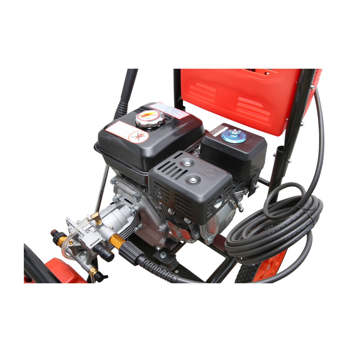 Aparat de spalat cu presiune pe benzina 7CP, 200 Bar, debit 500l/H cu furtun si pistol Breckner Germany - imagine 5