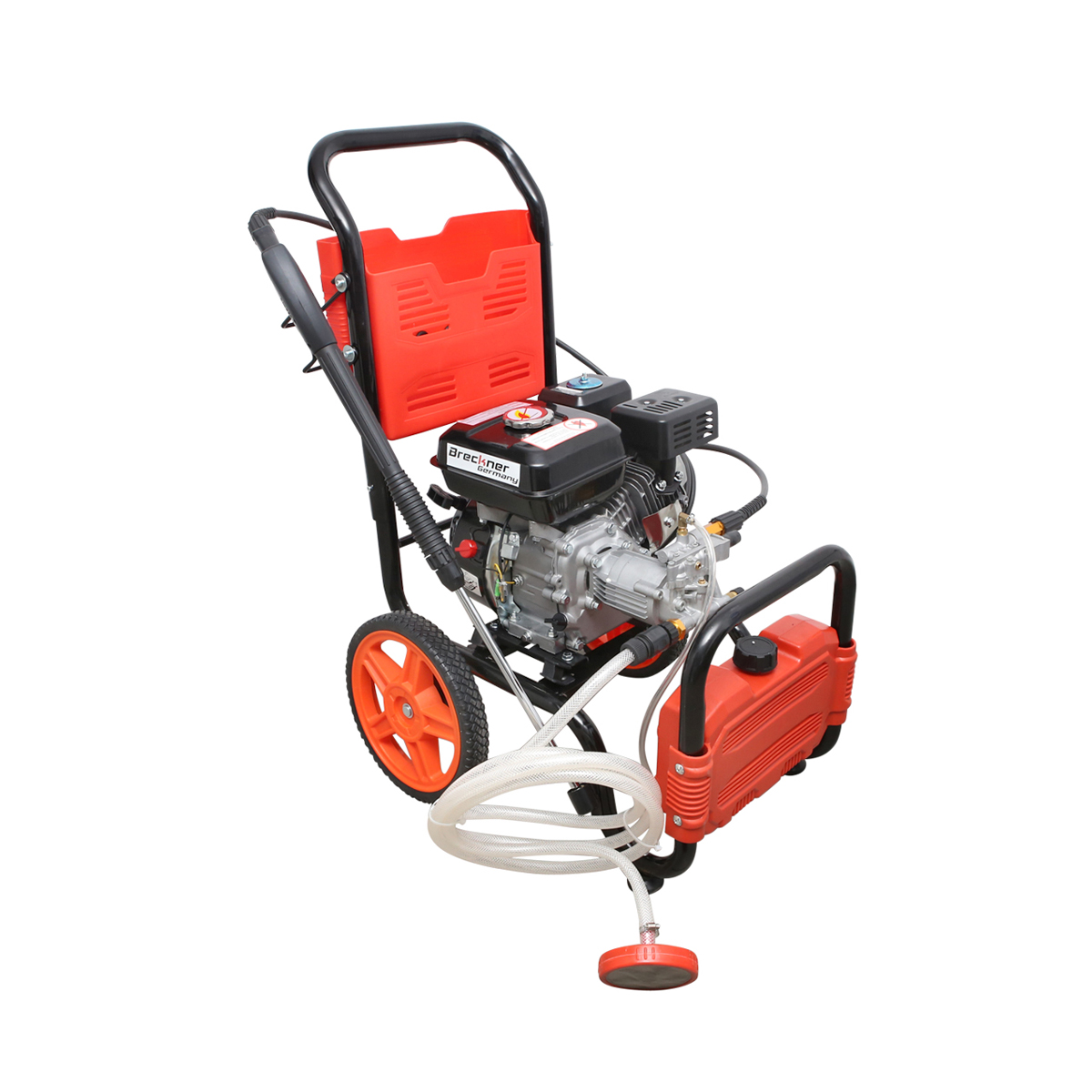 Aparat de spalat cu presiune pe benzina 7CP, 200 Bar, debit 500l/H cu furtun si pistol Breckner Germany - imagine 2