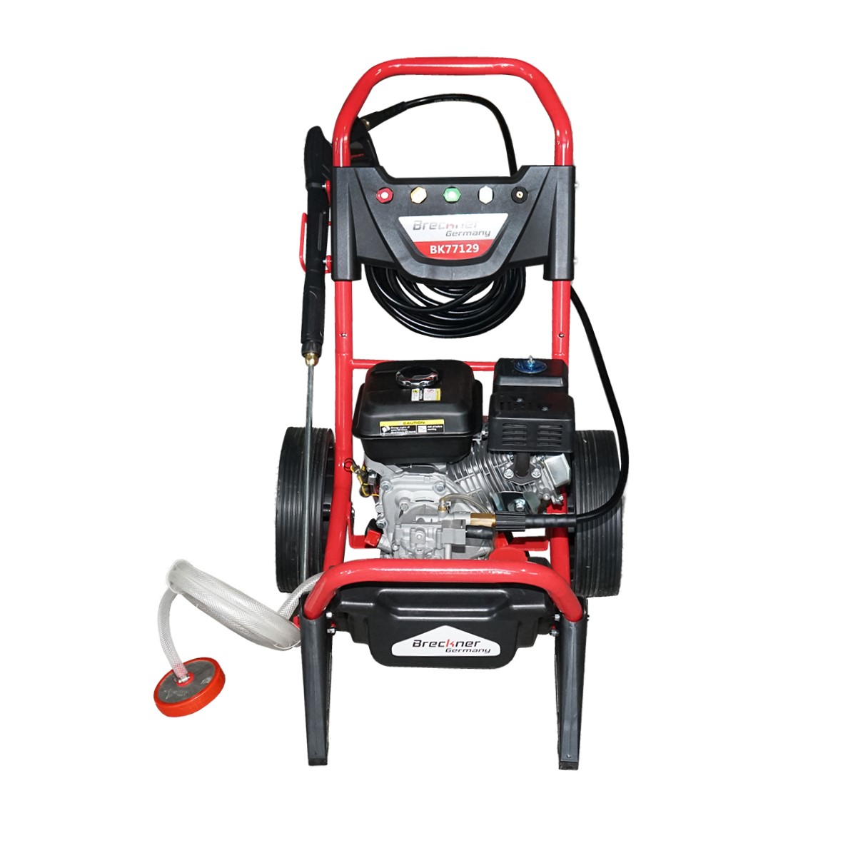 Aparat de spalat cu presiune pe benzina 7.5CP, 220 Bar, debit 510l/H cu furtun si pistol Breckner Germany - imagine 2