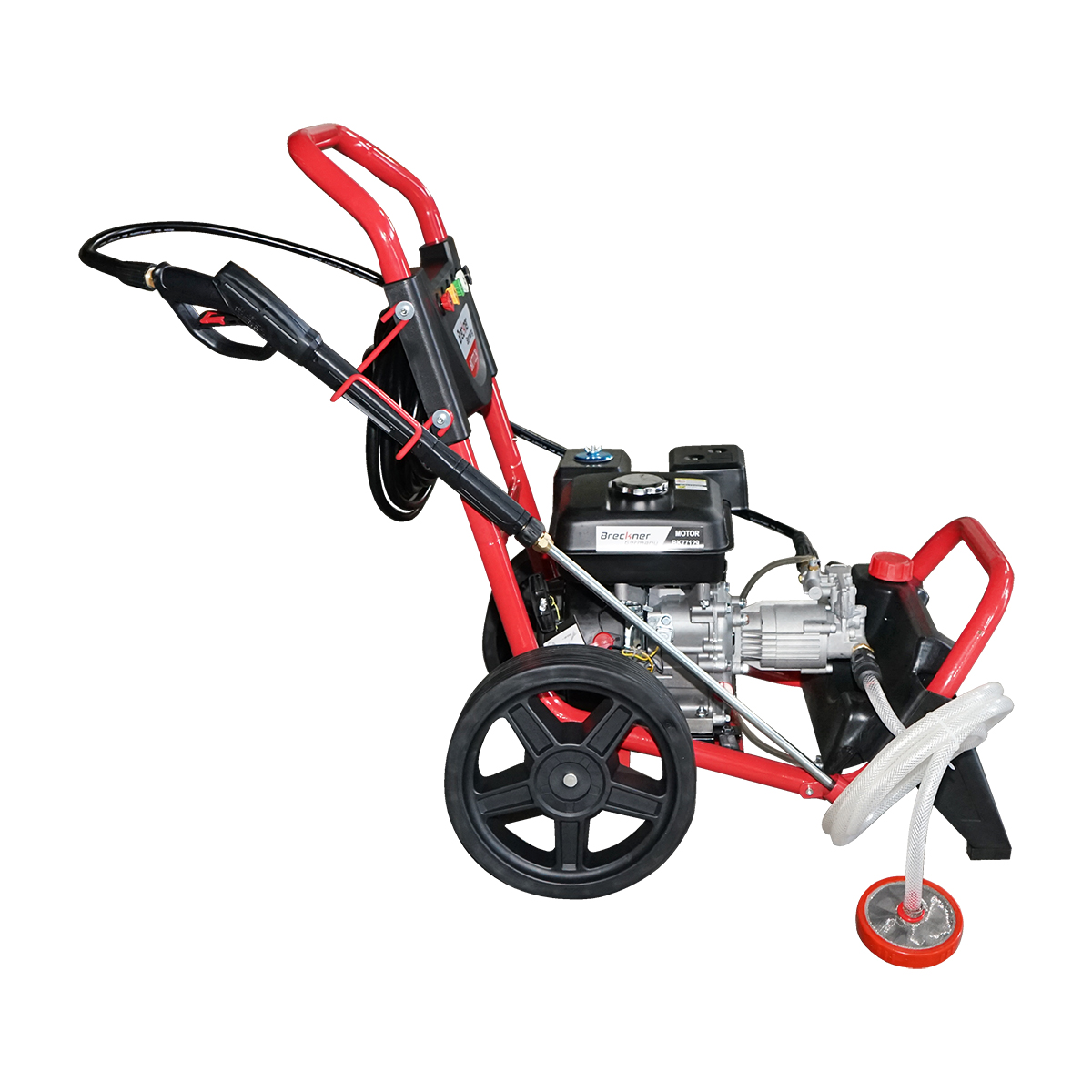 Aparat de spalat cu presiune pe benzina 7.5CP, 220 Bar, debit 510l/H cu furtun si pistol Breckner Germany - imagine 4