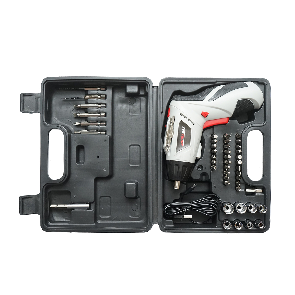 Masina de gaurit si insurubat electrica cu acumulator 4.2V 1300mAh cu 2 accesorii Joustmax - imagine 4