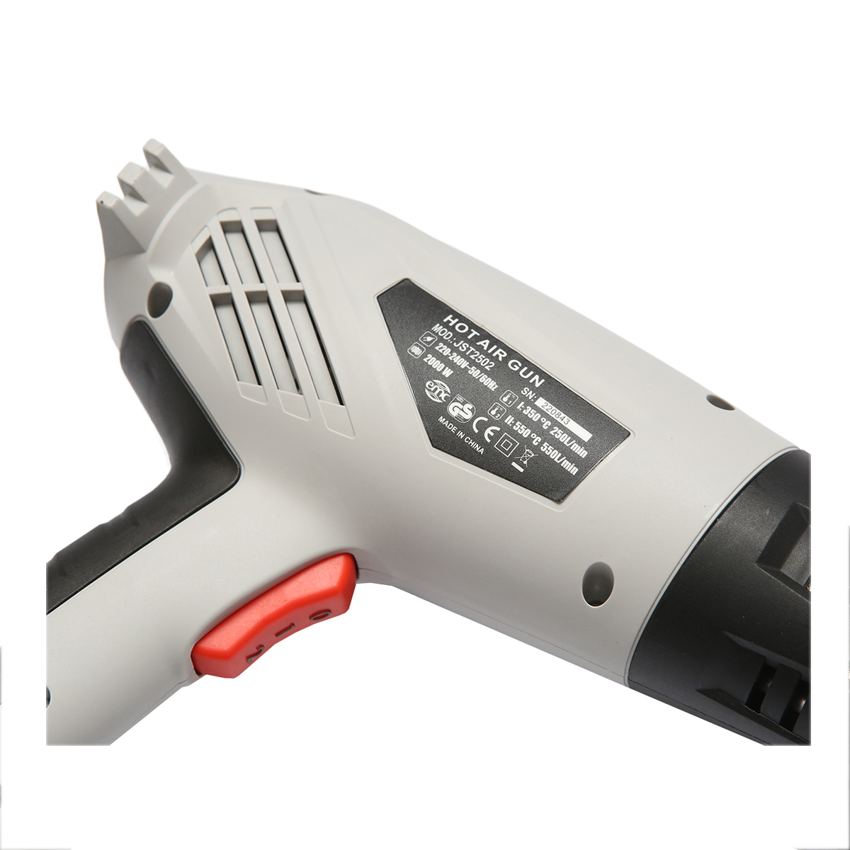 Pistol cu aer cald 550C, 550L/min, 2000W  Joustmax - imagine 5