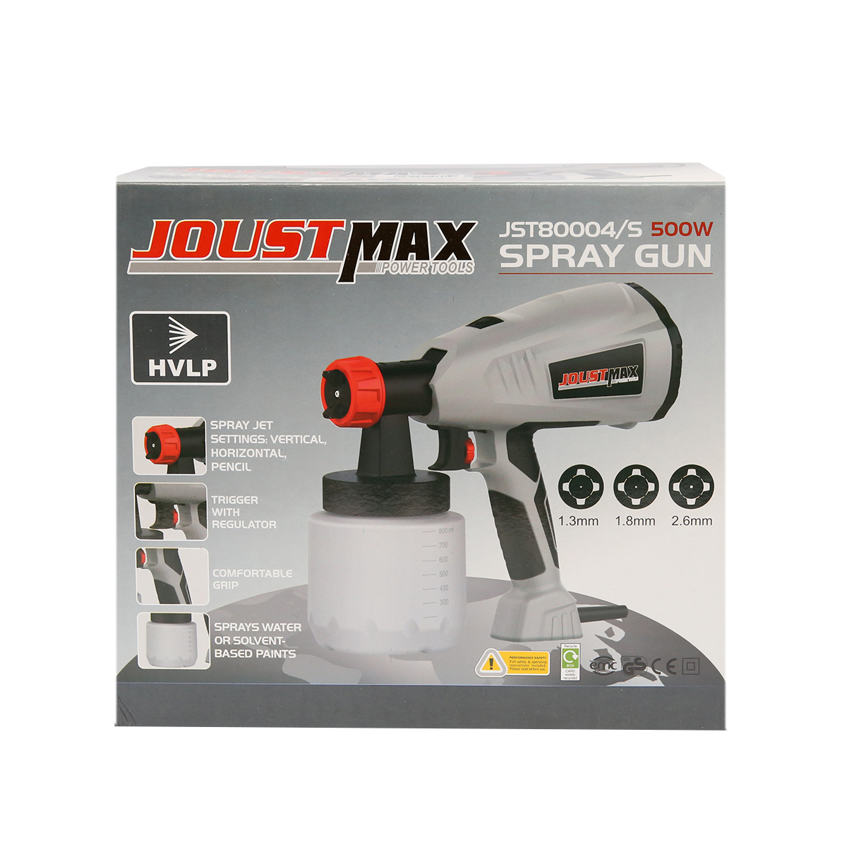 Pistol vopsit 500W, 220V Joustmax - imagine 2