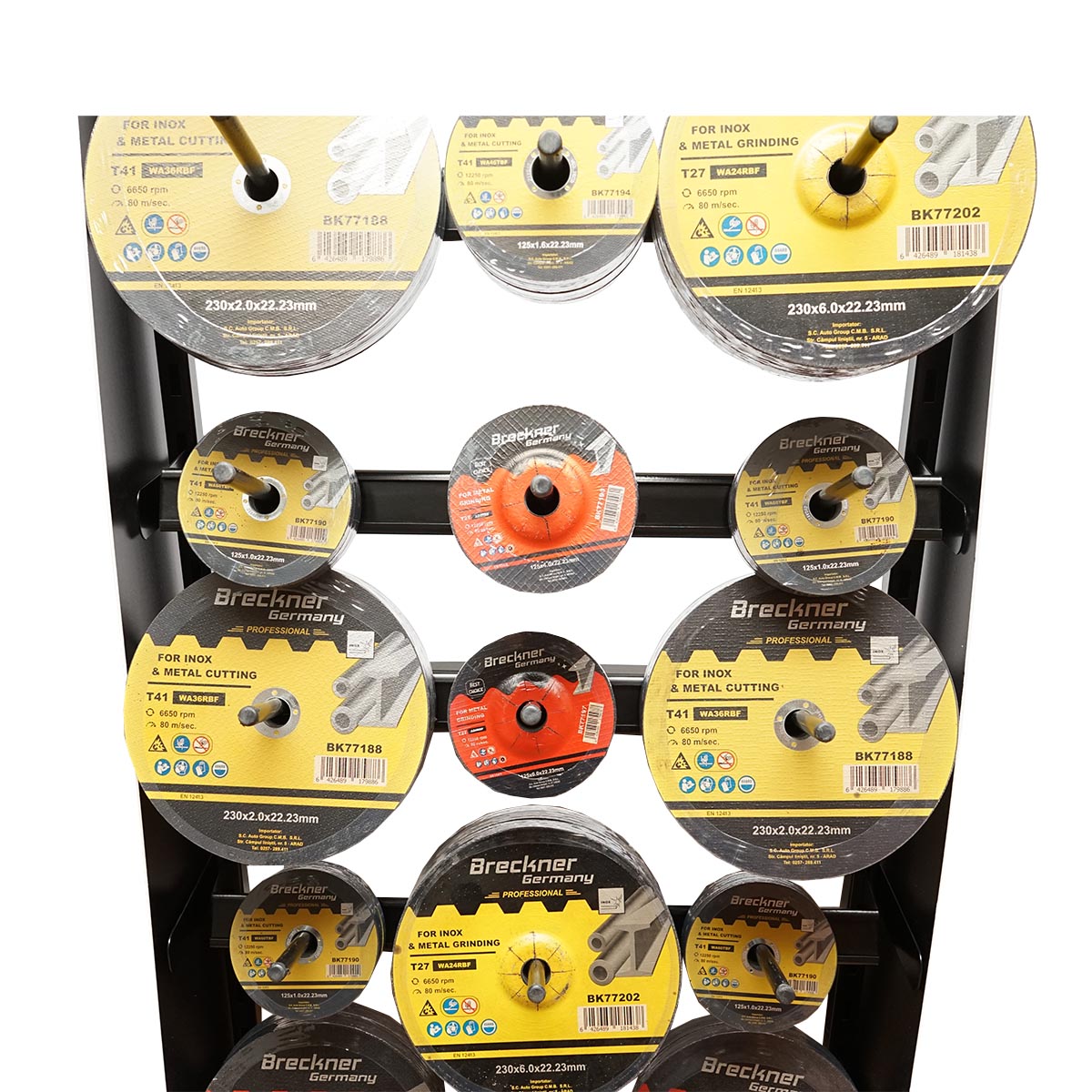 Stand prezentare panze/discuri flex echipat Breckner Germany - imagine 3