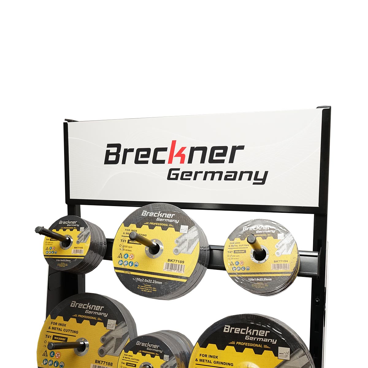 Stand prezentare panze/discuri flex echipat Breckner Germany - imagine 2