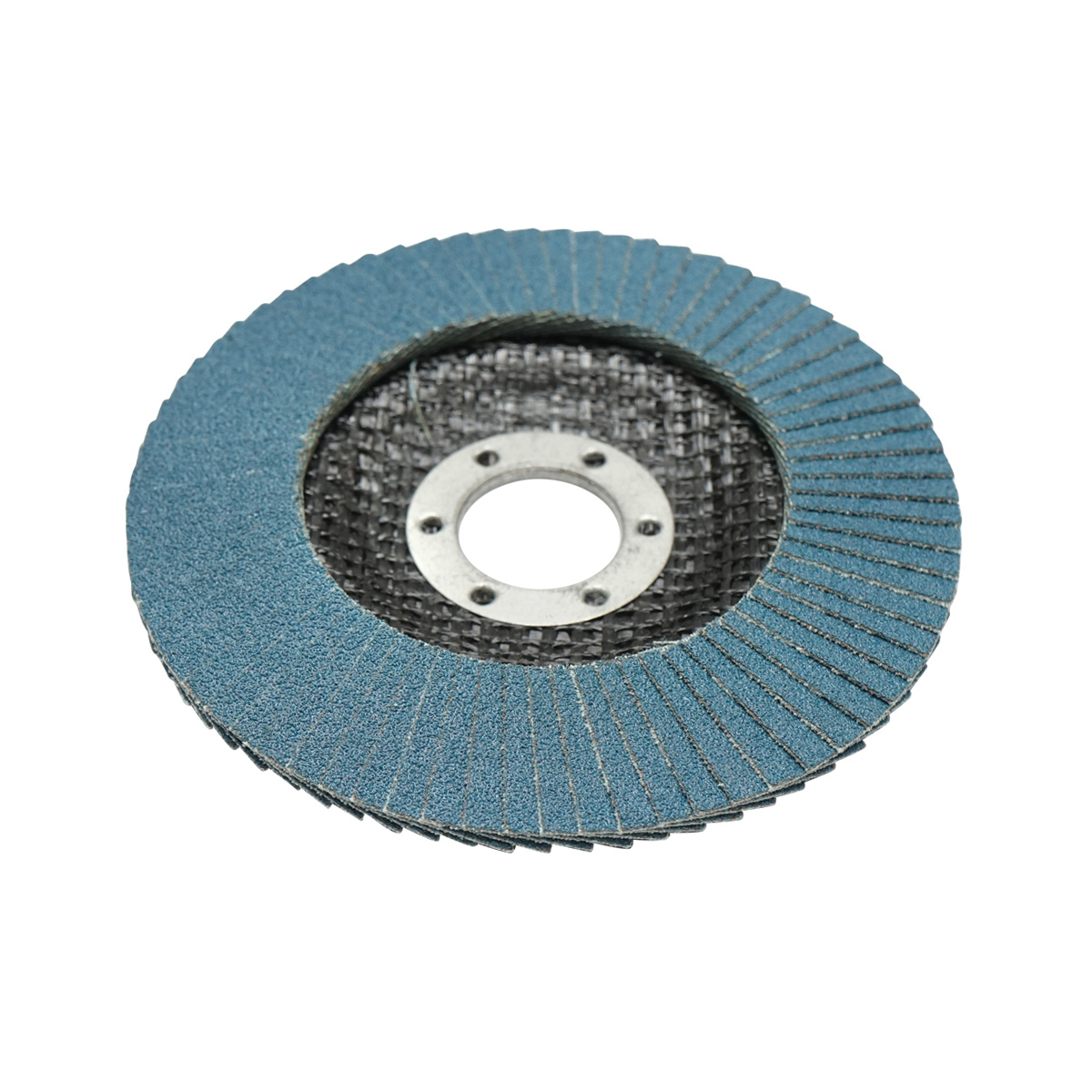 Disc lamelar abraziv cu zirconiu pentru taiat si polizat metal si inox P120, 115mm Breckner Germany - imagine 2