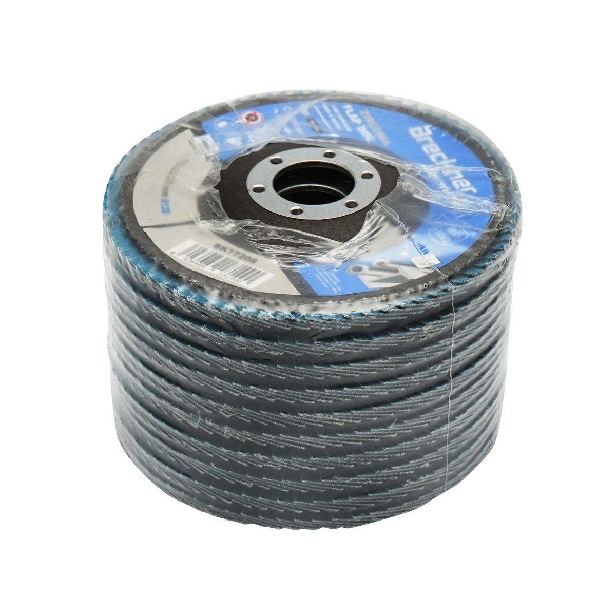 Disc lamelar abraziv cu zirconiu pentru taiat si polizat metal si inox P120, 115mm Breckner Germany - imagine 3