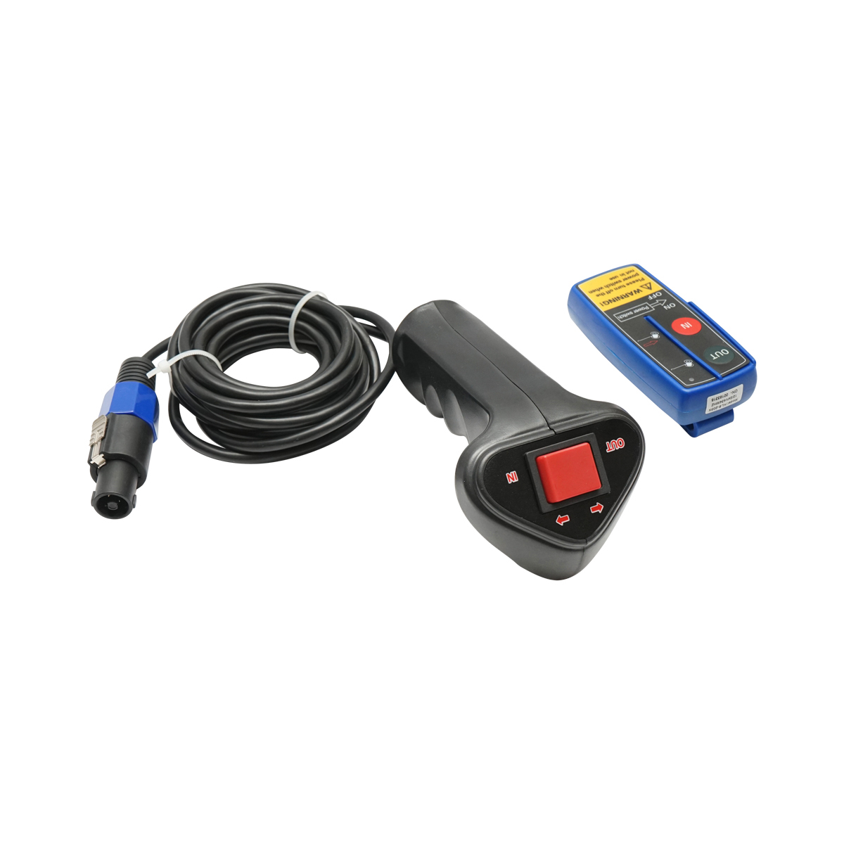 Troliu electric cu telecomanda 12V, 6.5cp, 6.1T (13500lbs) cablu otel 9x24m solenoid 400A Breckner Germany - imagine 8