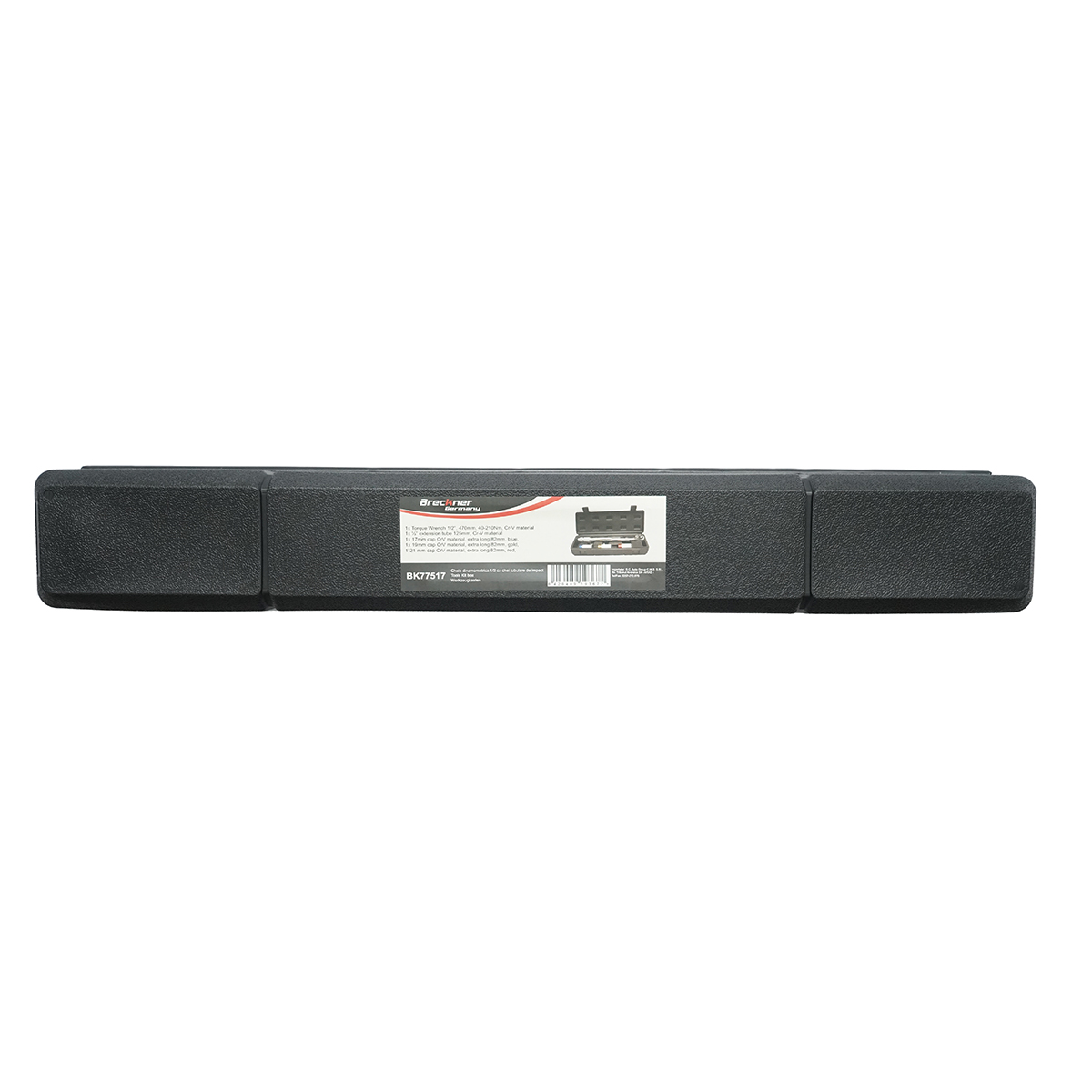 Set cheie dinamometrica 1/2 cu 3 tubulare 17, 19, 21 mm cuplu 40-210 Nm Breckner Germany - imagine 4