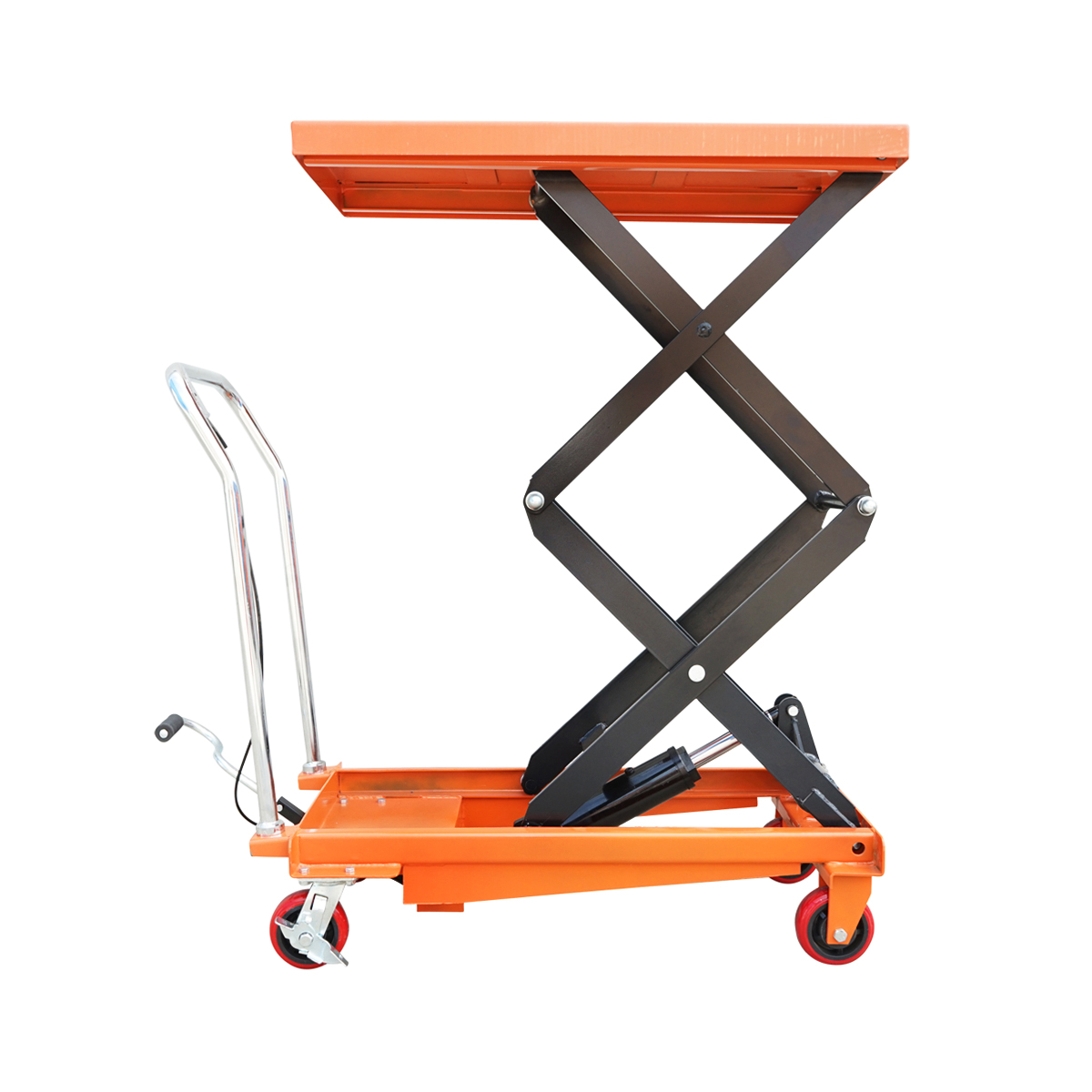 Masa de lucru hidraulica mobila 350 Kg inaltime 1300 mm (foarfeca) - imagine 4
