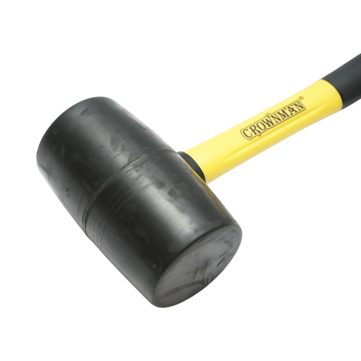 Ciocan de cauciuc 900gr cu maner din fibra de sticla Crownman - imagine 3