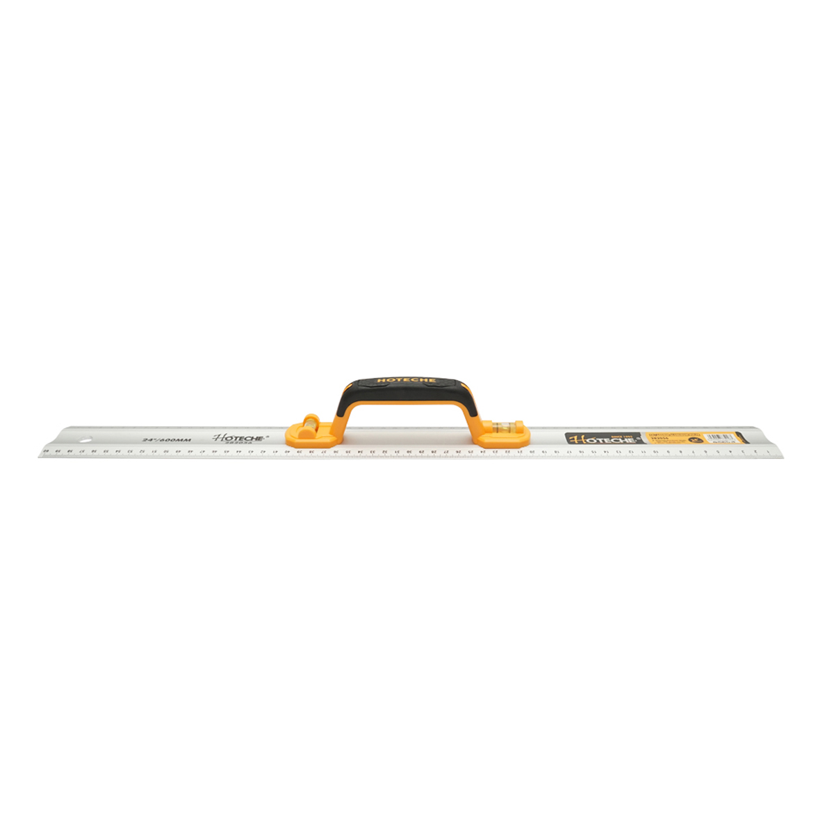 Rigla aluminiu, boloboc 600mm cu maner si 2 nivele vertical si orizontal Hoteche