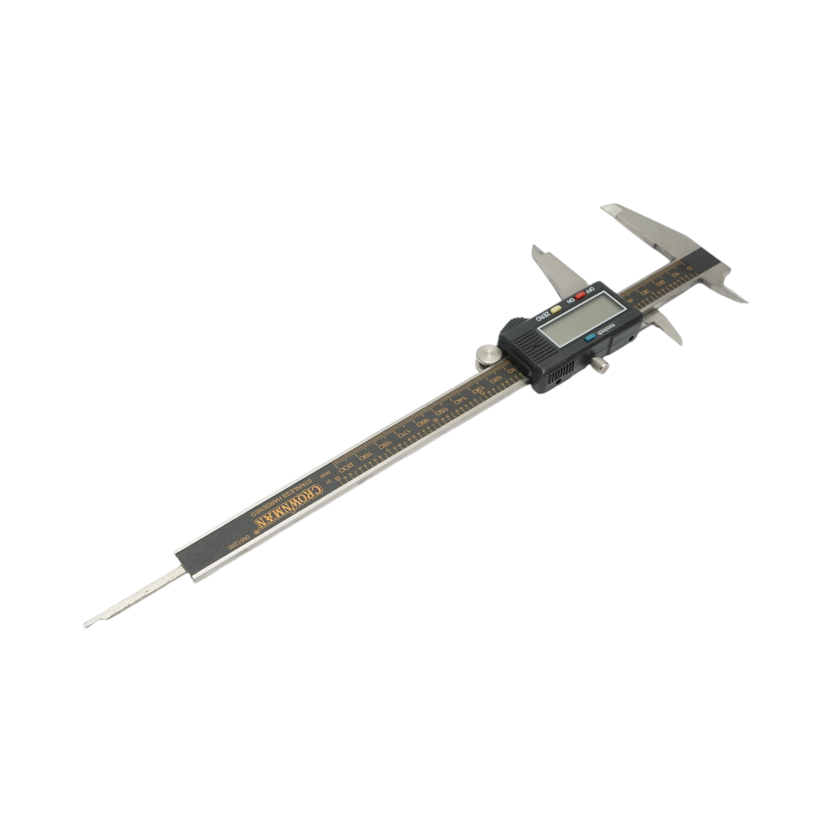 Subler digital profesional 200mm, scala dubla mm/inch, masuratoare interioara, exterioara, adancime Crownman - imagine 6