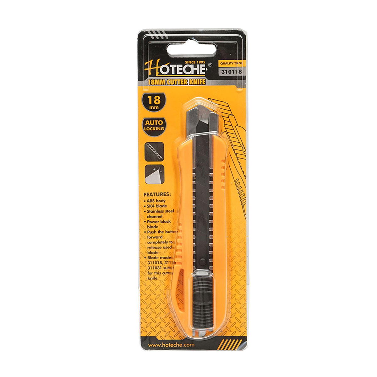 Cutter cu lama 18mm Hoteche - imagine 2