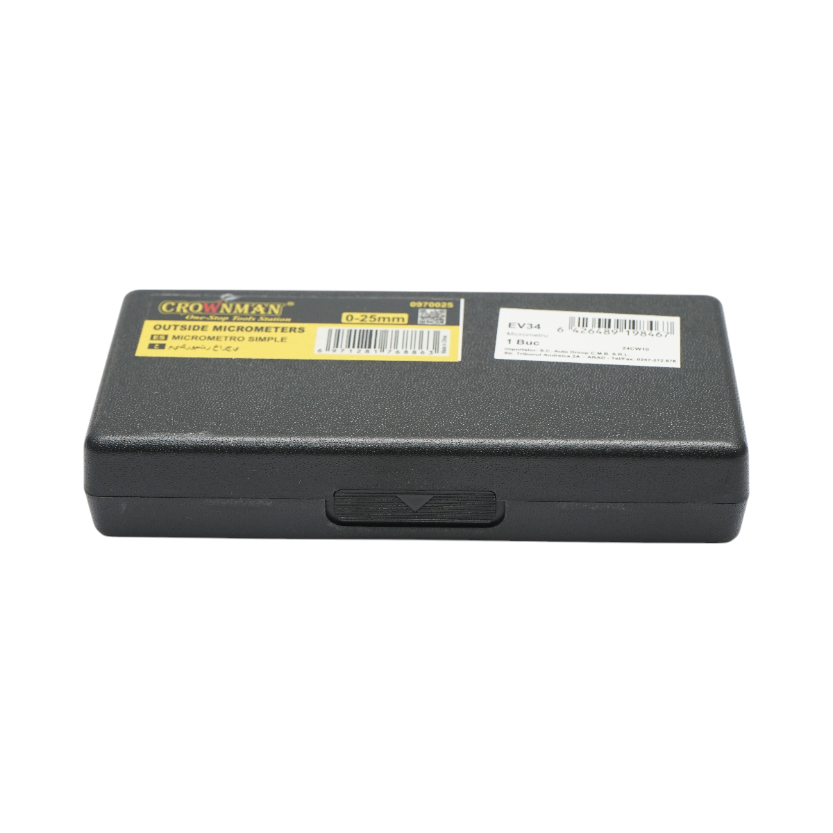 Micrometru mecanic de exterior 0-25mm Crownman - imagine 5