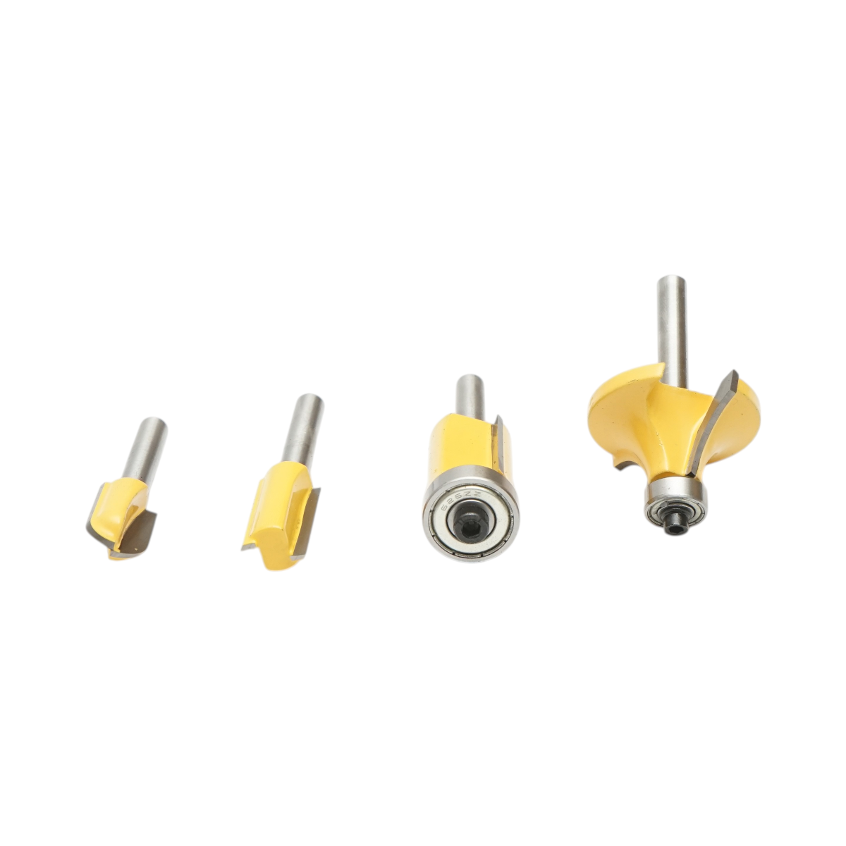 Set 35 freze lemn cu rulment, tija 8mm otel pentru masina de frezat - imagine 5