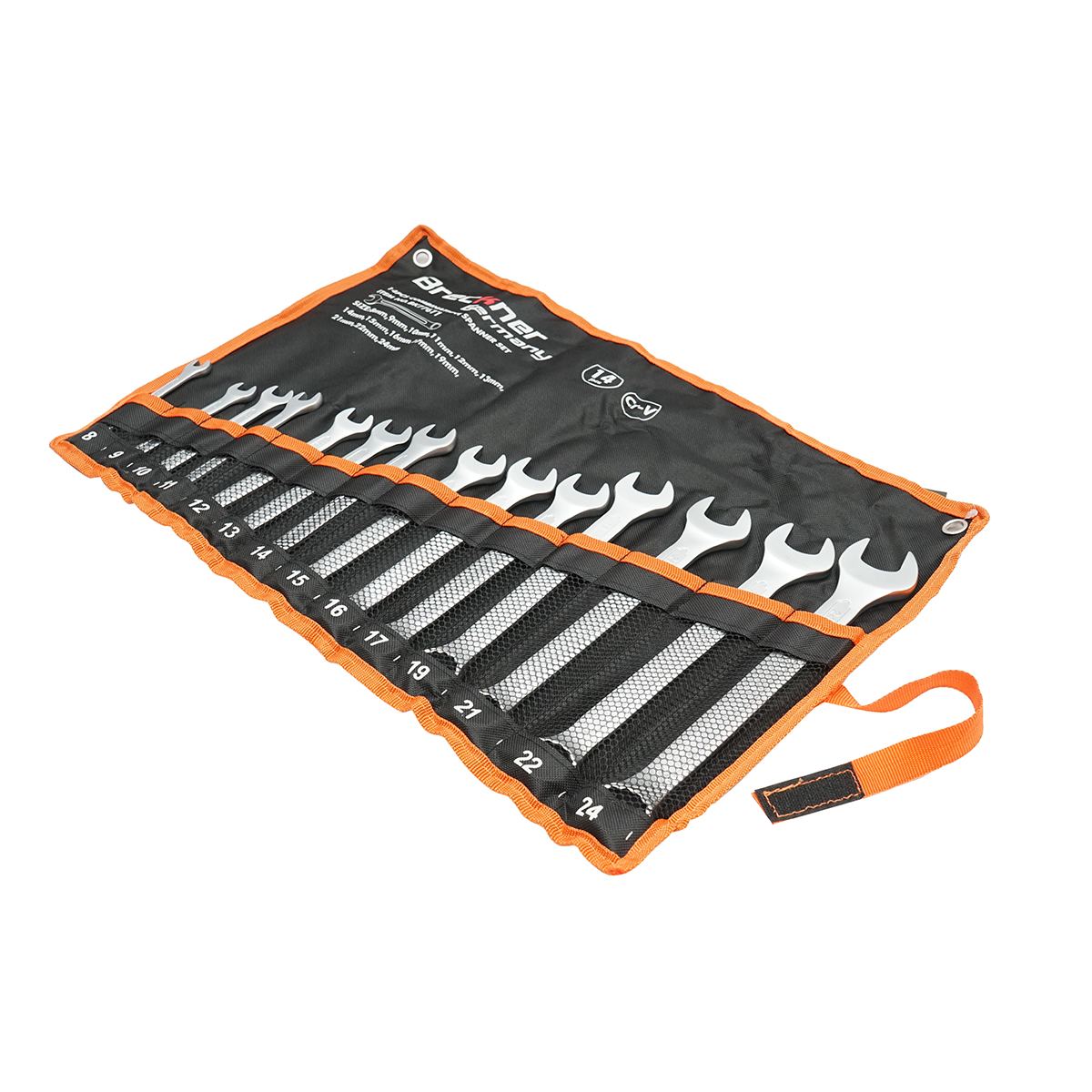 Set 14 chei combinate cu suport husa 8-24 mm Breckner Germany - imagine 3