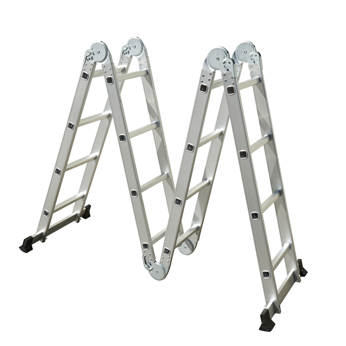 Scara multifunctionala cu 4 segmente 4.6m, sarcina 150 Kg - imagine 4